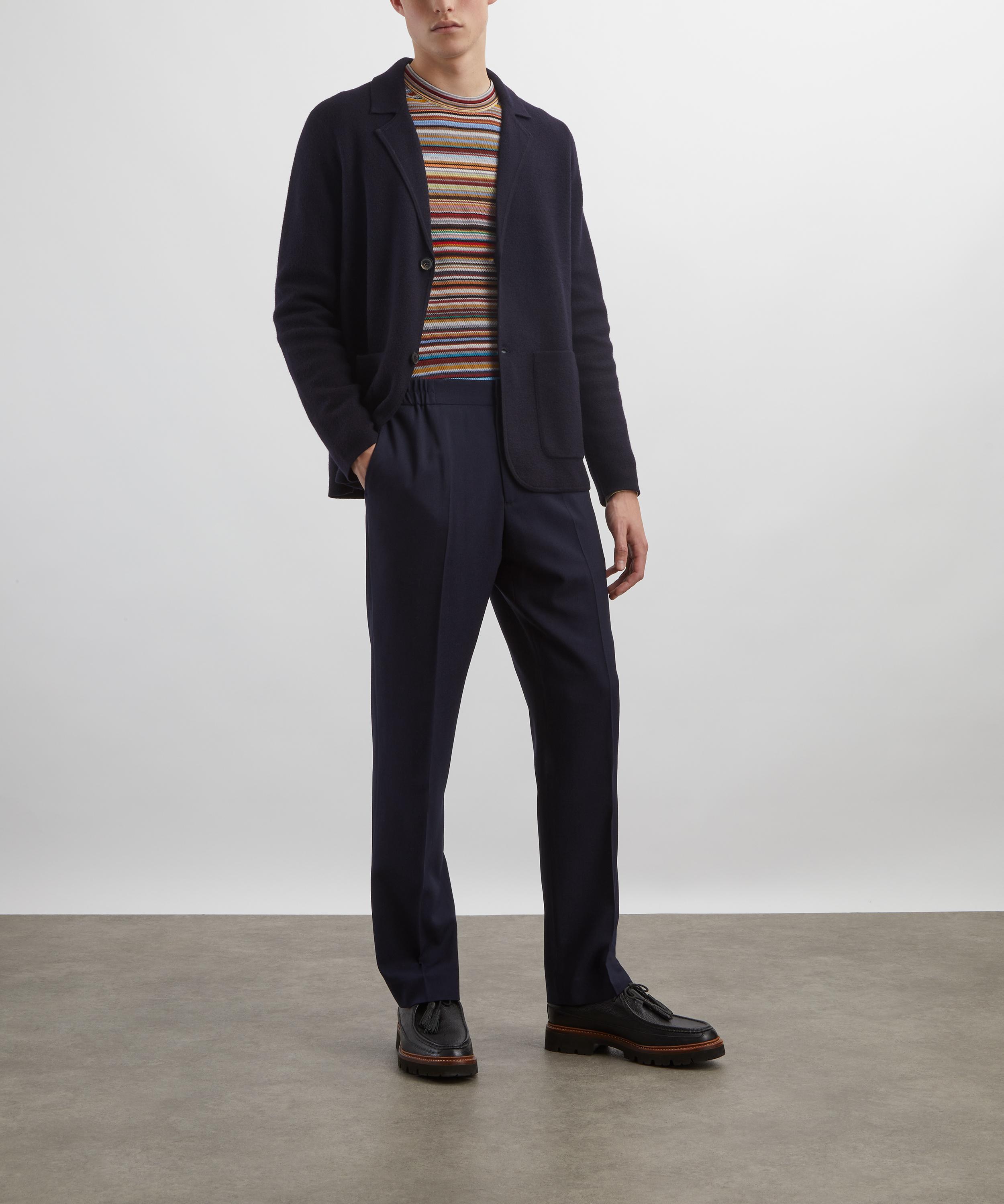 Paul Smith - Straight-Leg Pleated Wool Trousers image number 1