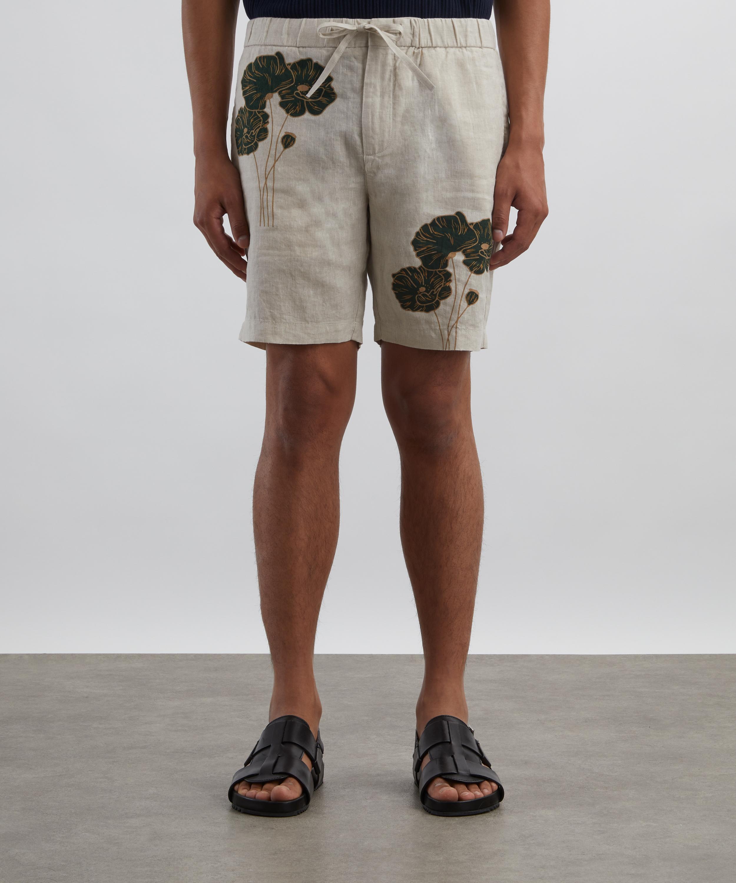 Frescobol Carioca - Felipe Linen Shorts image number 2