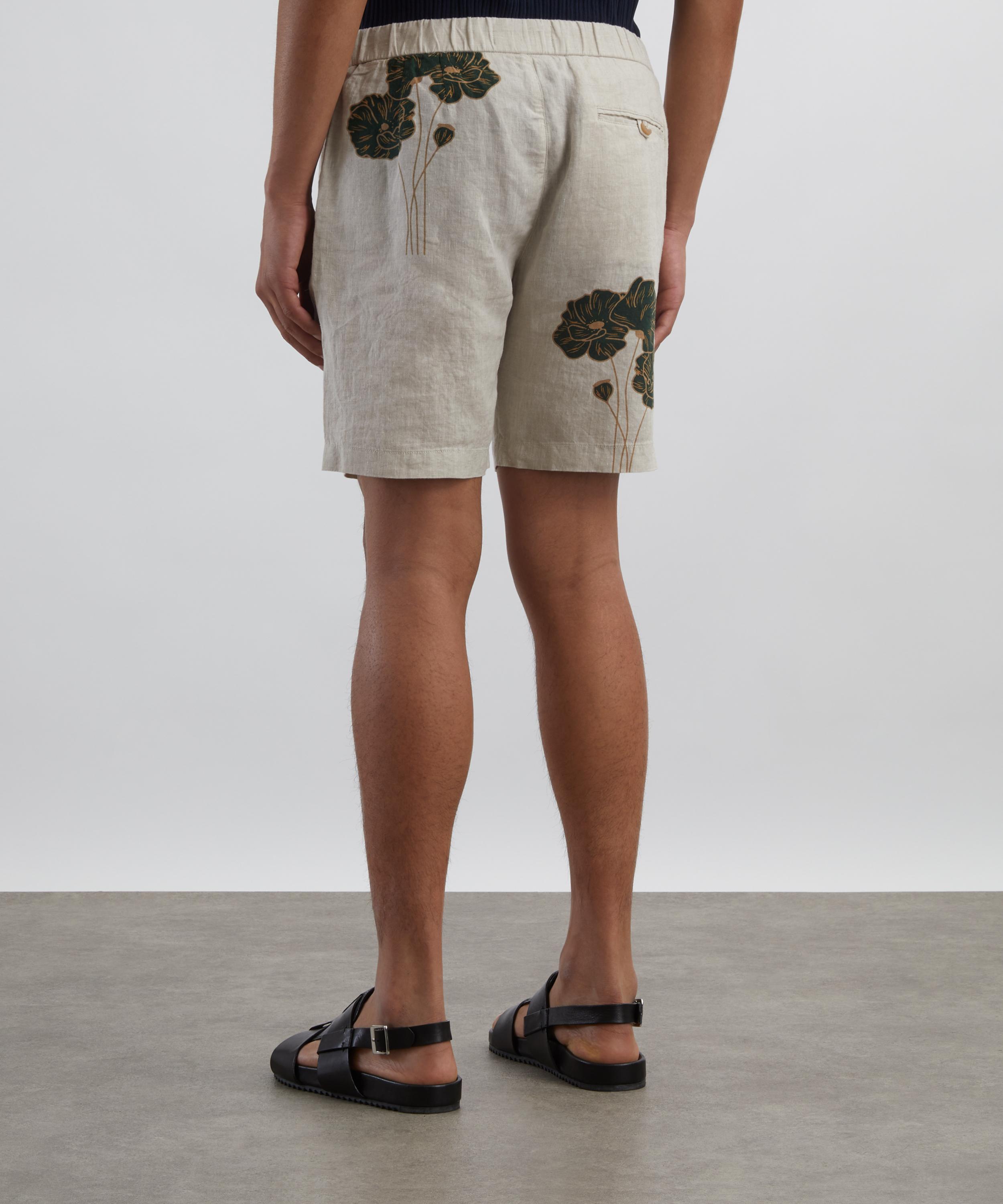Frescobol Carioca - Felipe Linen Shorts image number 3