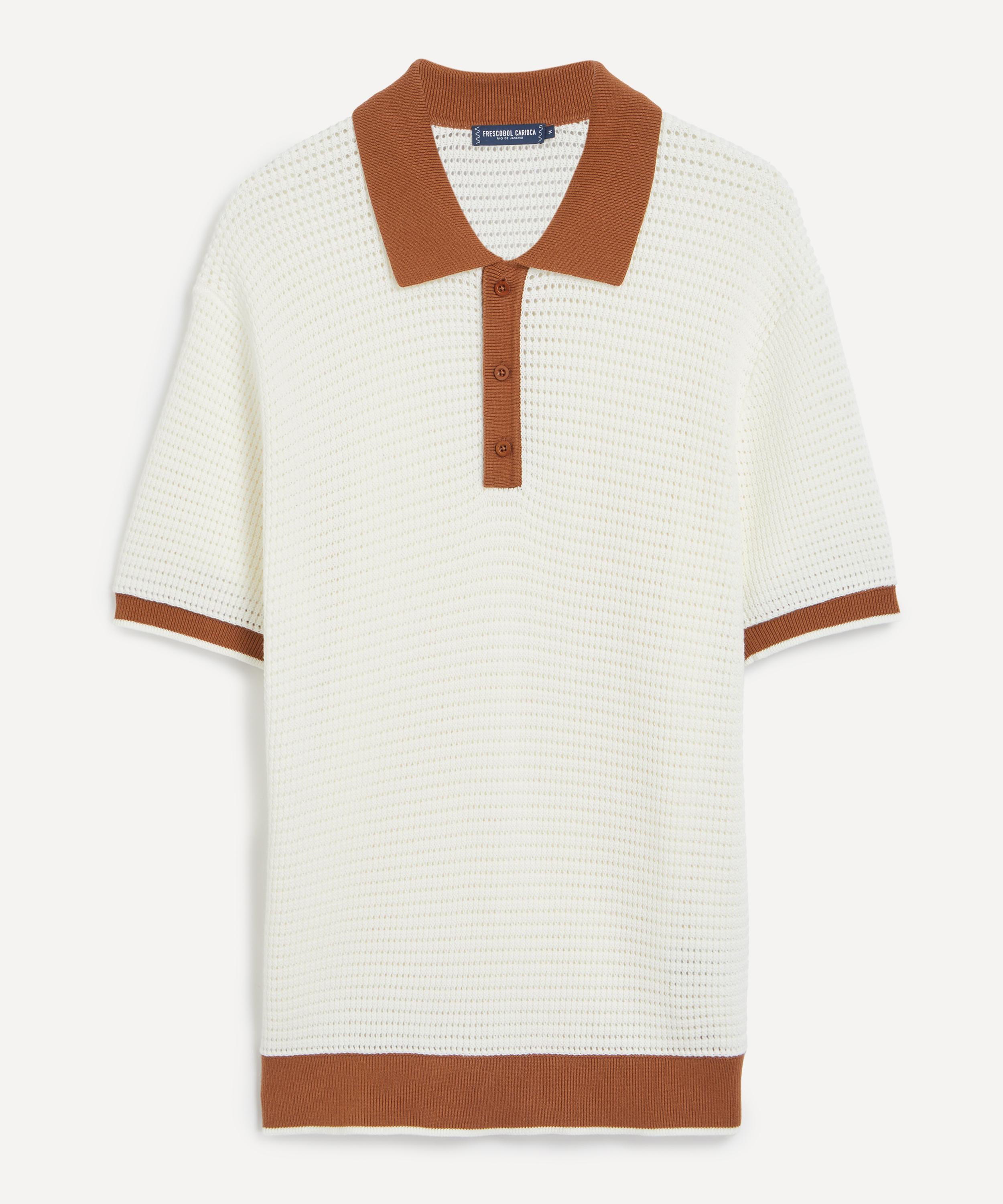 Frescobol Carioca - Vidal Cotton Crochet Polo image number 0