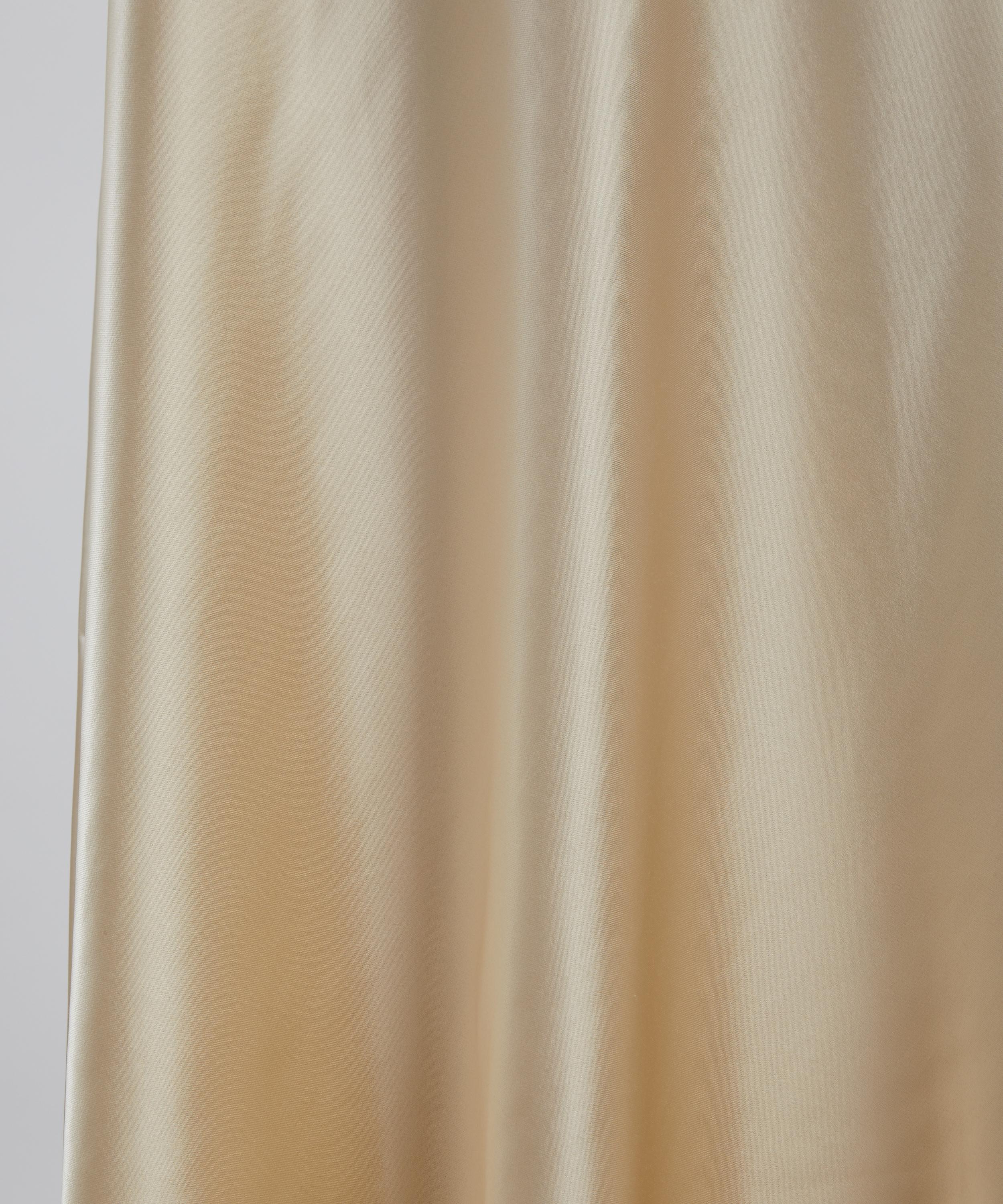 Alberta Ferretti - Glossy Satin Long Skirt image number 4