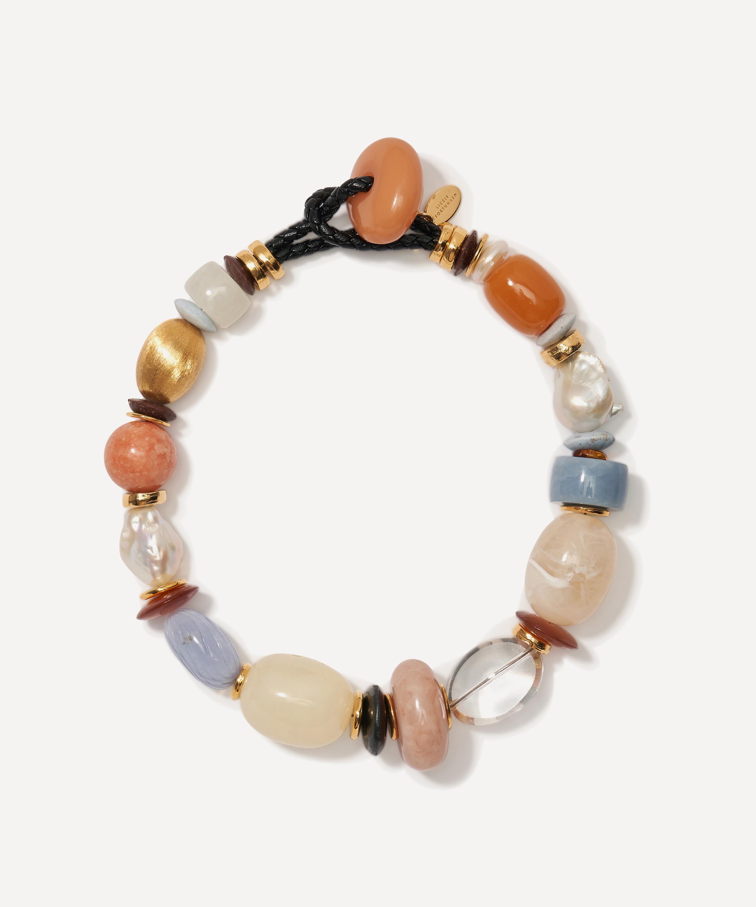 Lizzie Fortunato - Gold-Plated Monument Collar Necklace