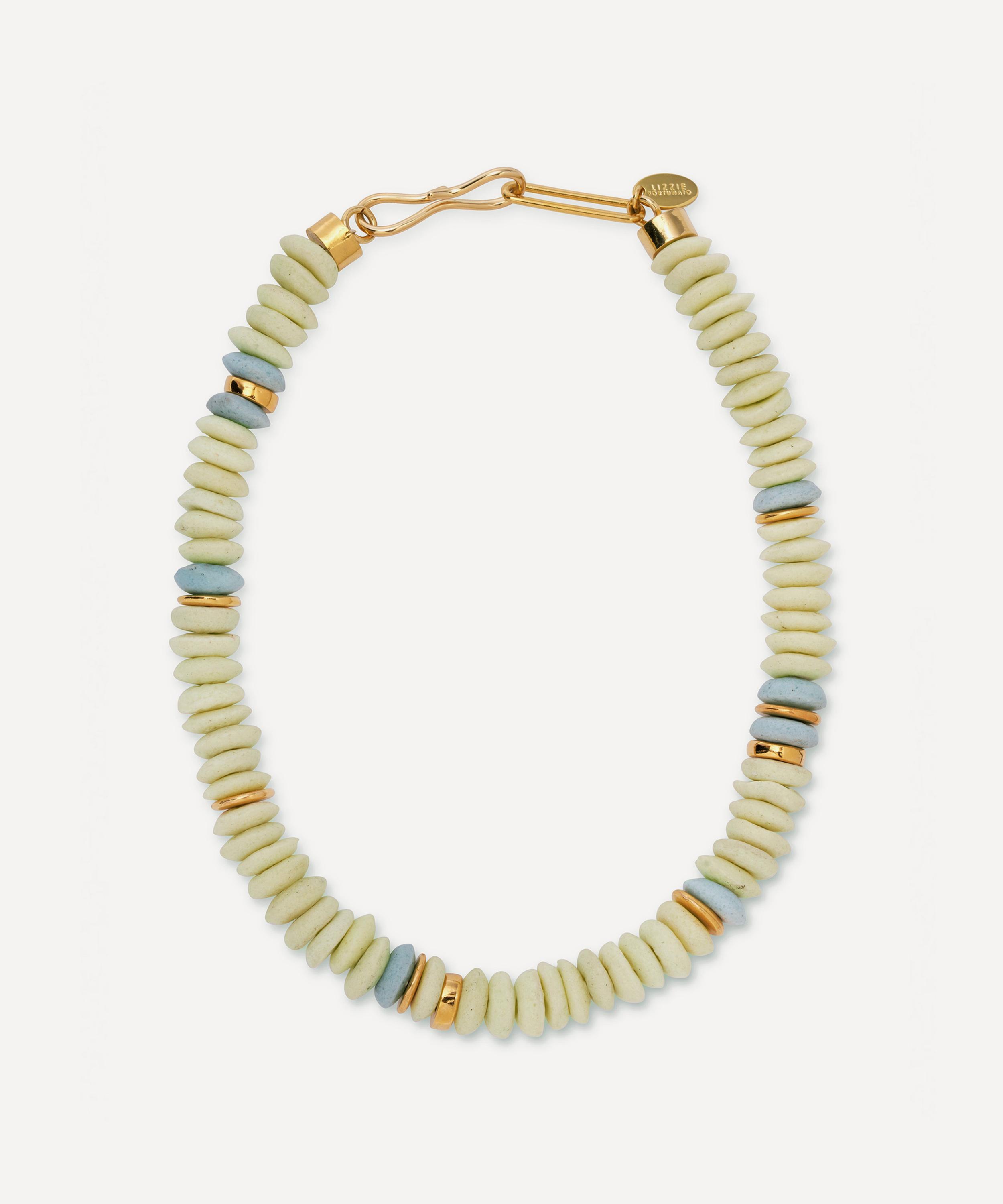 Lizzie Fortunato - Gold-Plated Laguna Bead Necklace image number 0
