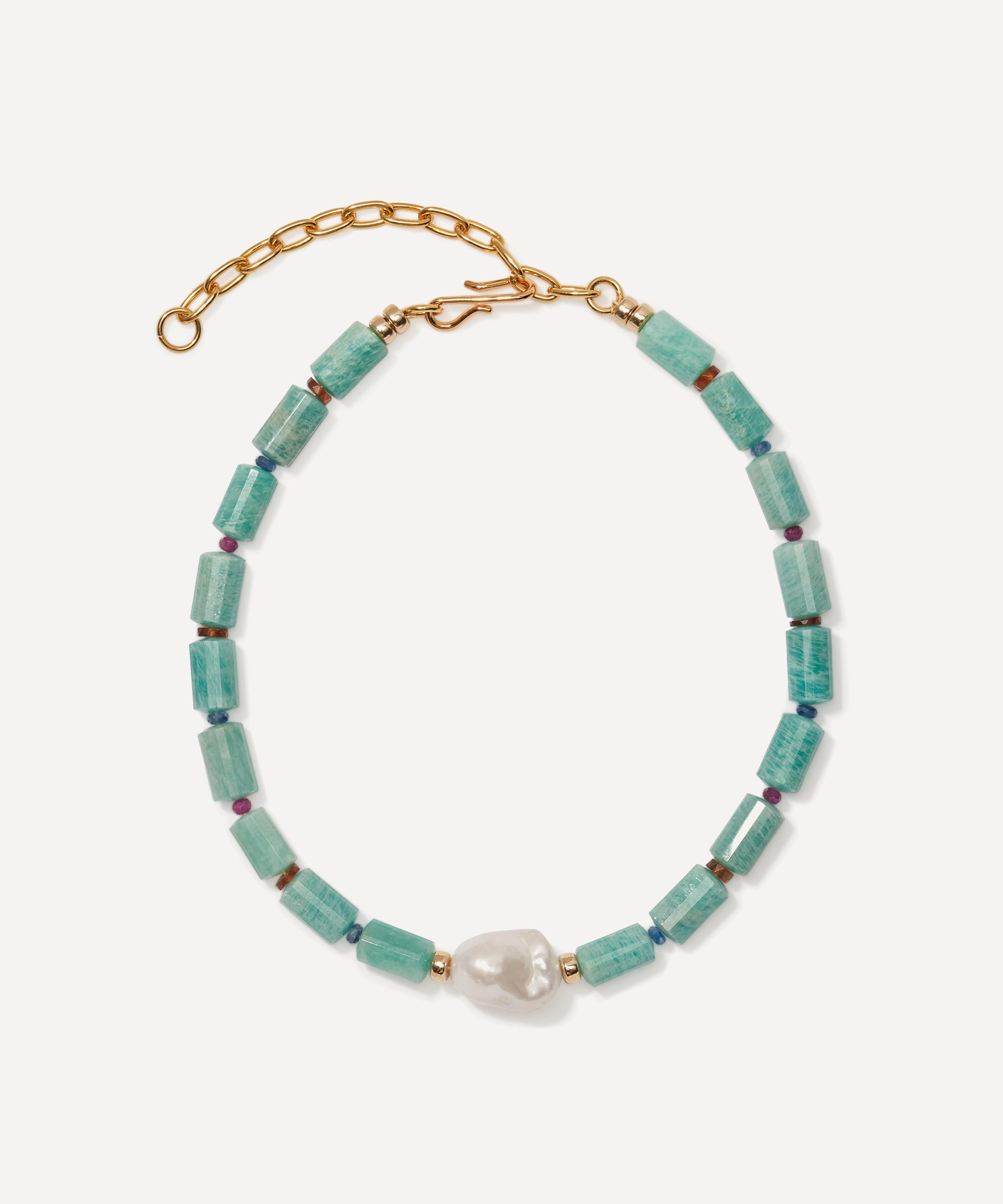 Lizzie Fortunato - 24ct Gold-Plated Curio Bead Necklace image number 0
