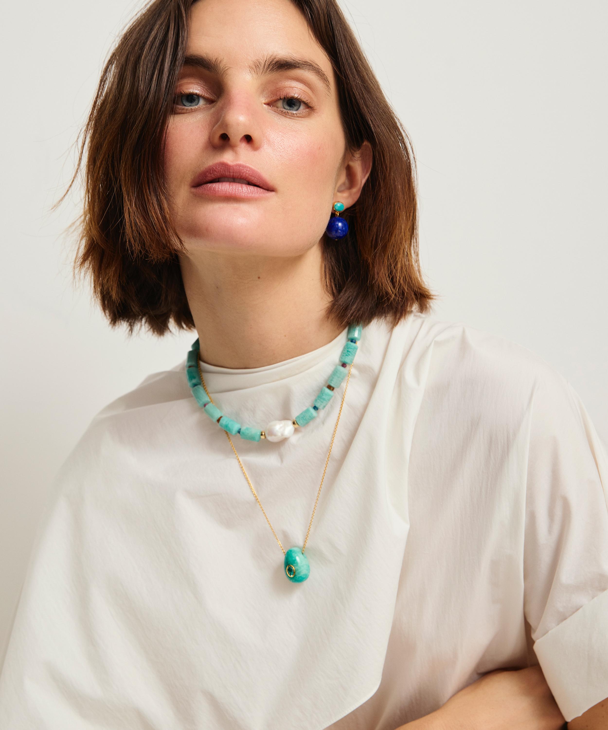 Lizzie Fortunato - 24ct Gold-Plated Curio Bead Necklace image number 1