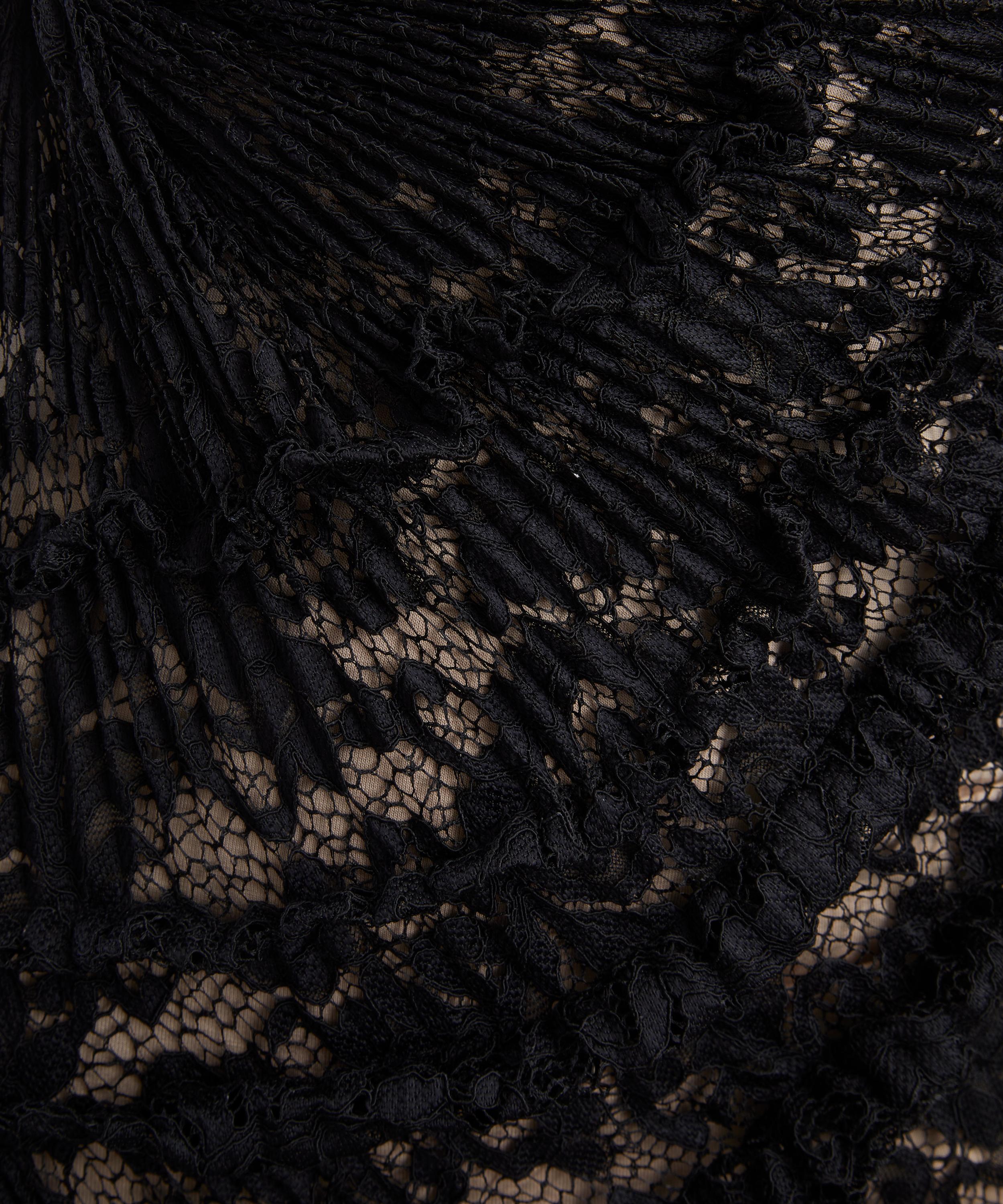 Georgia Hardinge - Black Spiral Floor-Length Dress image number 4
