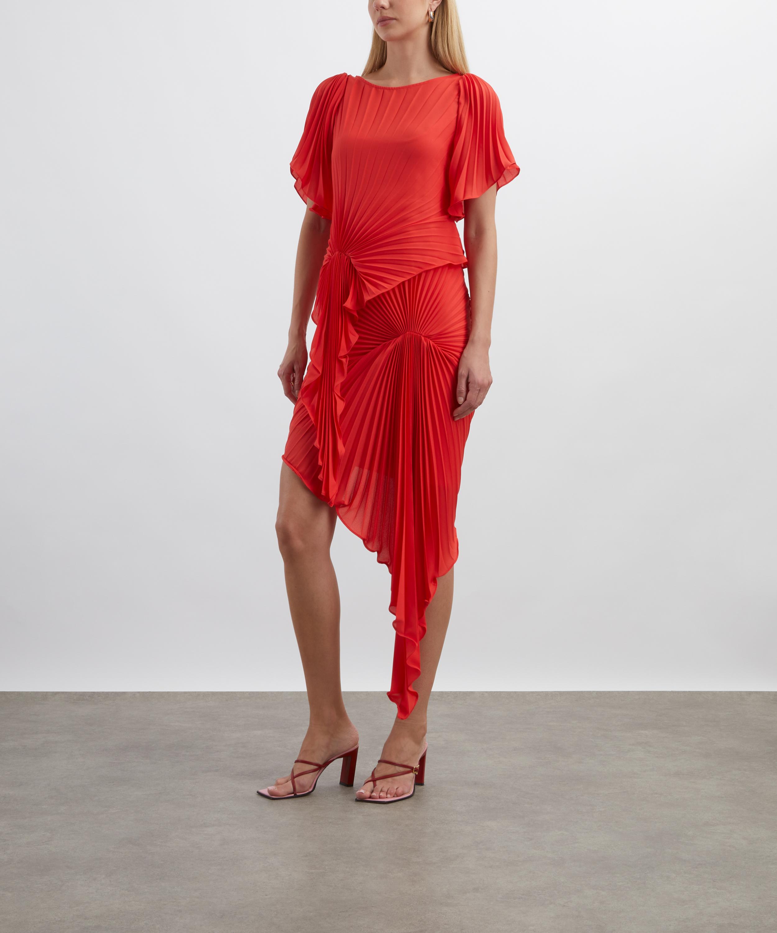 Georgia Hardinge - Red Waterfall Dress image number 2