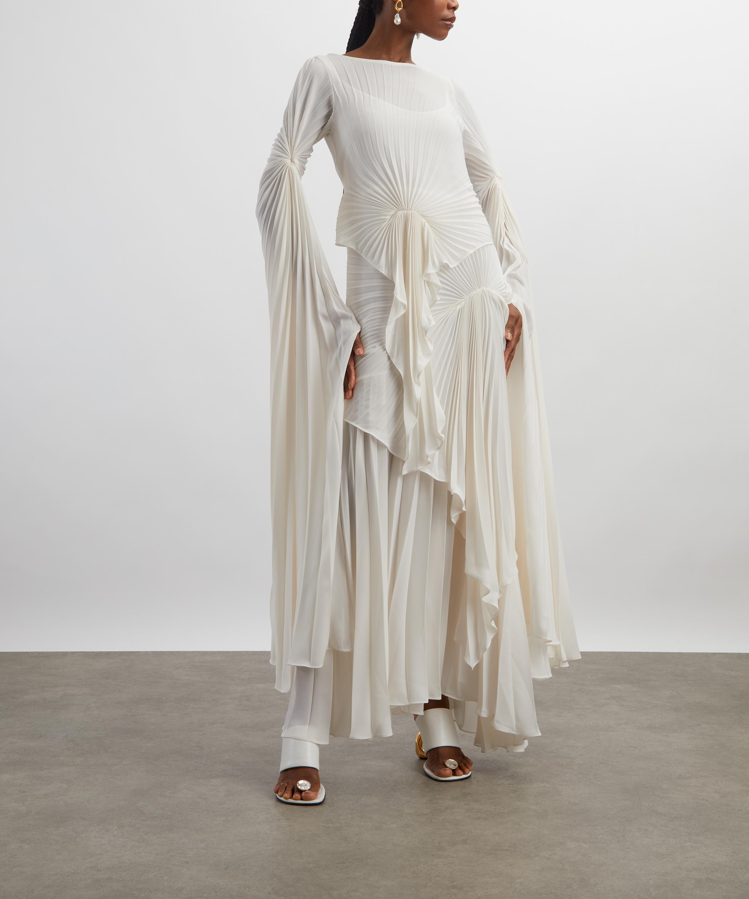 Georgia Hardinge - Ivory Waterfall Floor-Length Dress image number 1