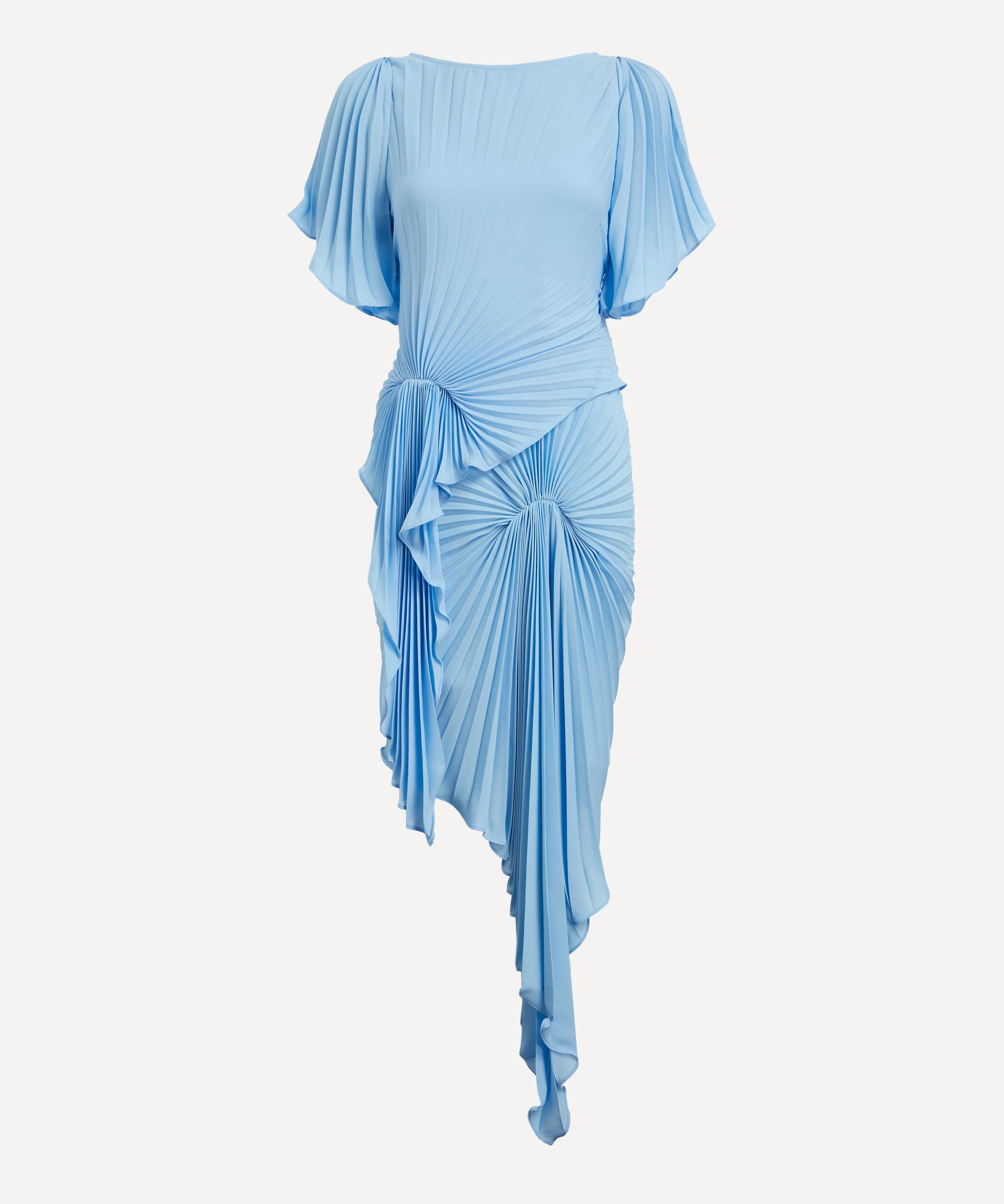 Georgia Hardinge - Pale Blue Waterfall Dress image number 0