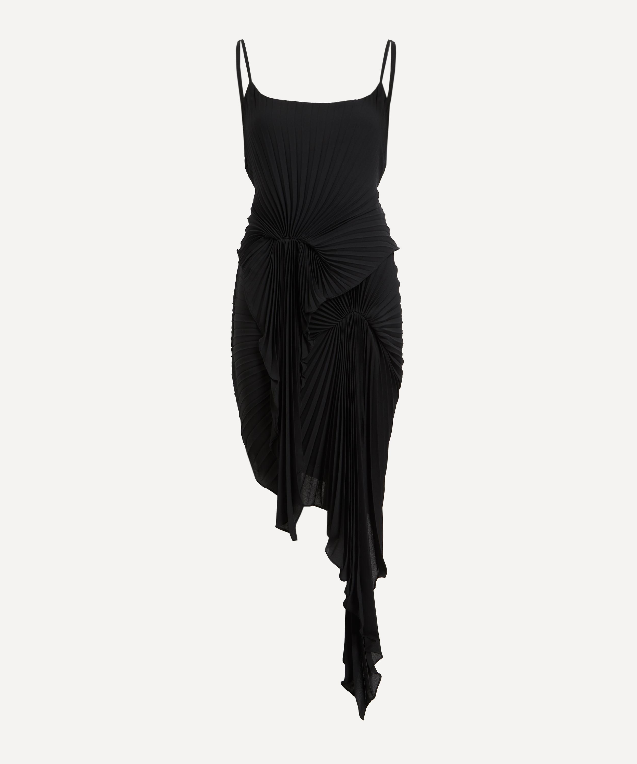 Georgia Hardinge - Black Torrent Pleated Dress image number 0