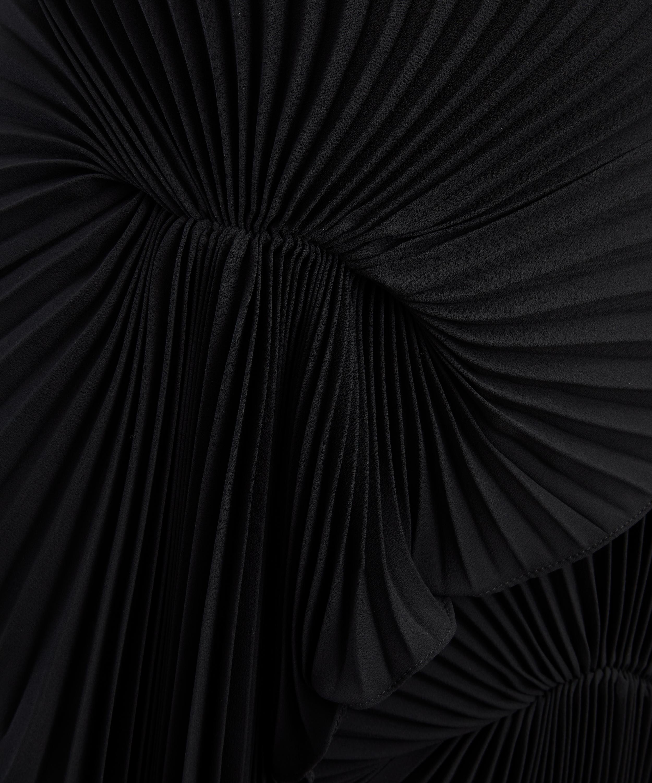 Georgia Hardinge - Black Torrent Pleated Dress image number 4