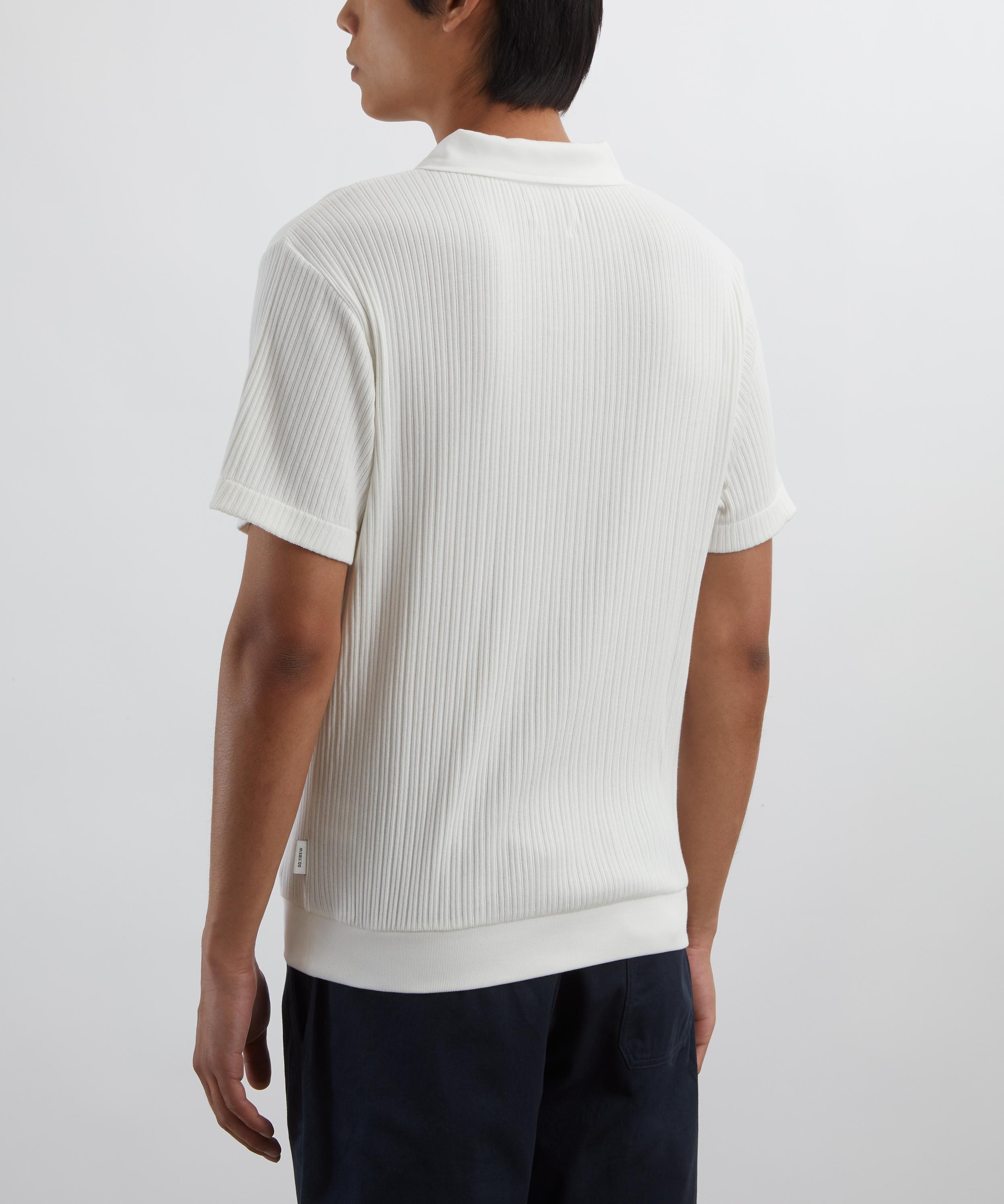 Oliver Spencer - White Westcott Polo Shirt image number 3
