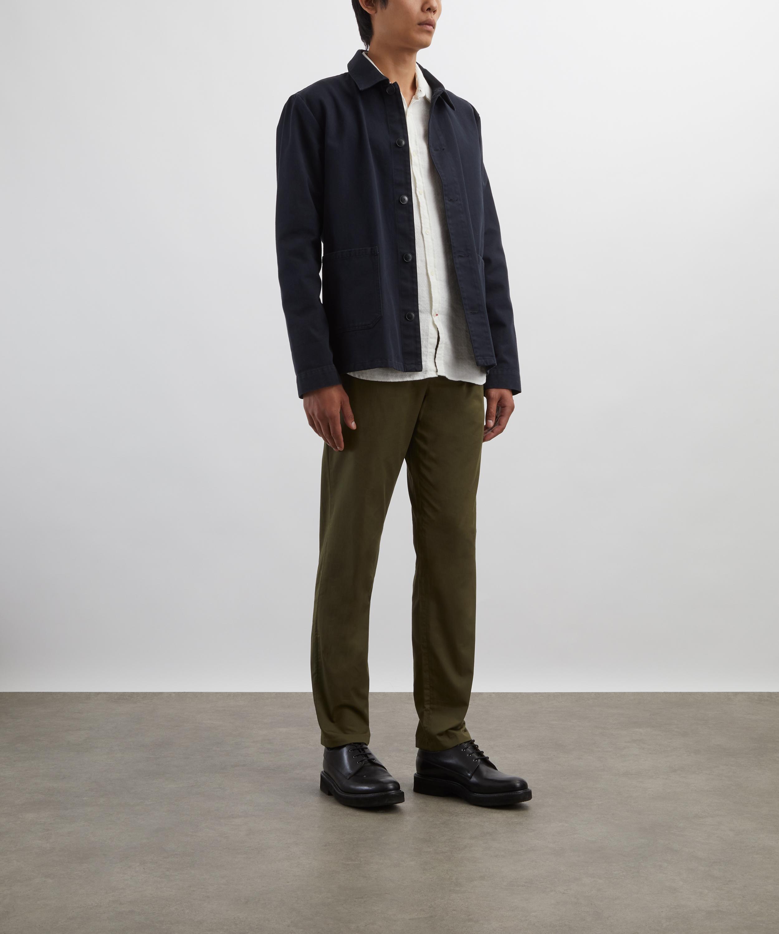 Oliver Spencer - Ashdown Green Fishtail Trousers image number 1