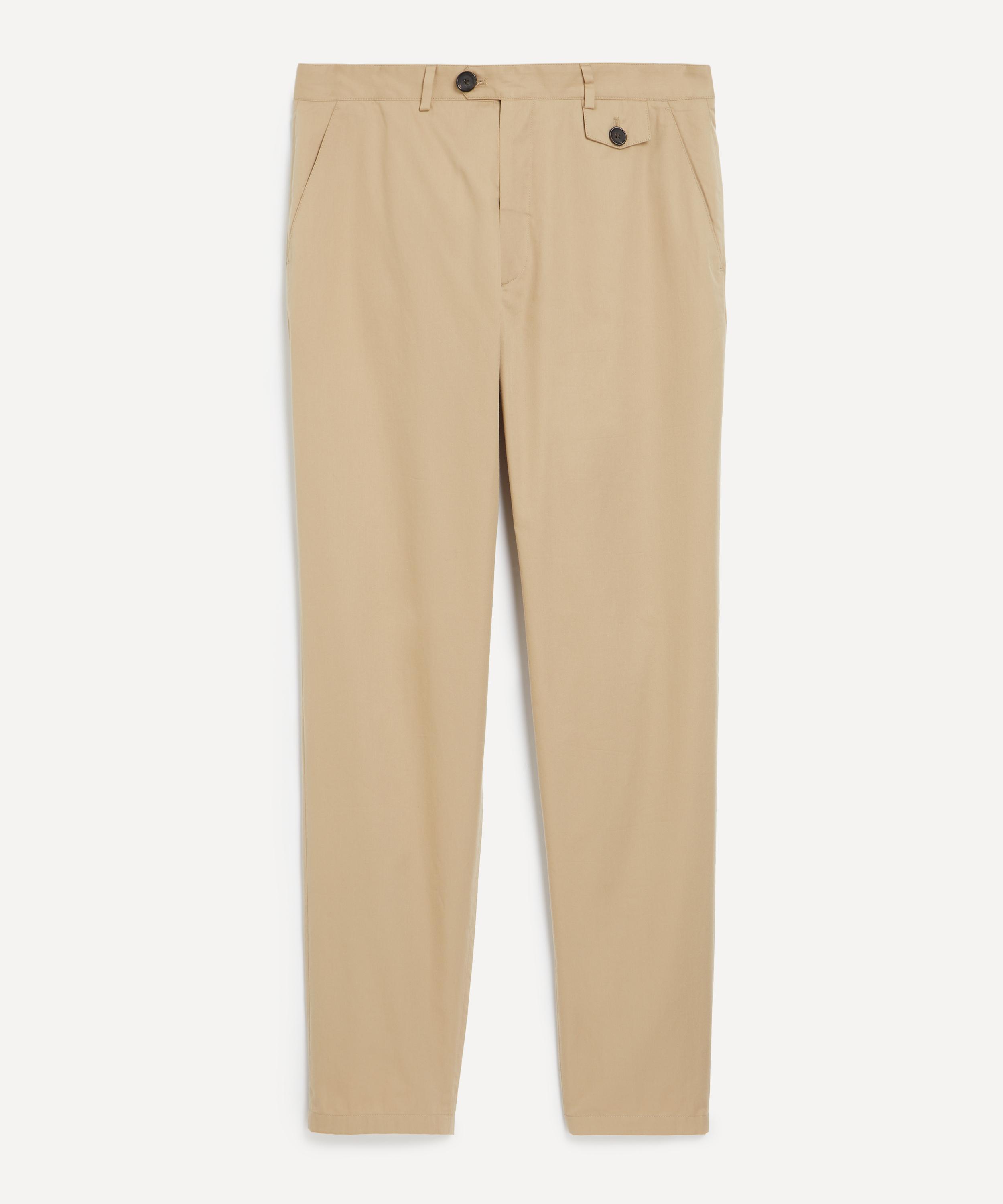 Oliver Spencer - Ashdown Beige Fishtail Trousers image number 0