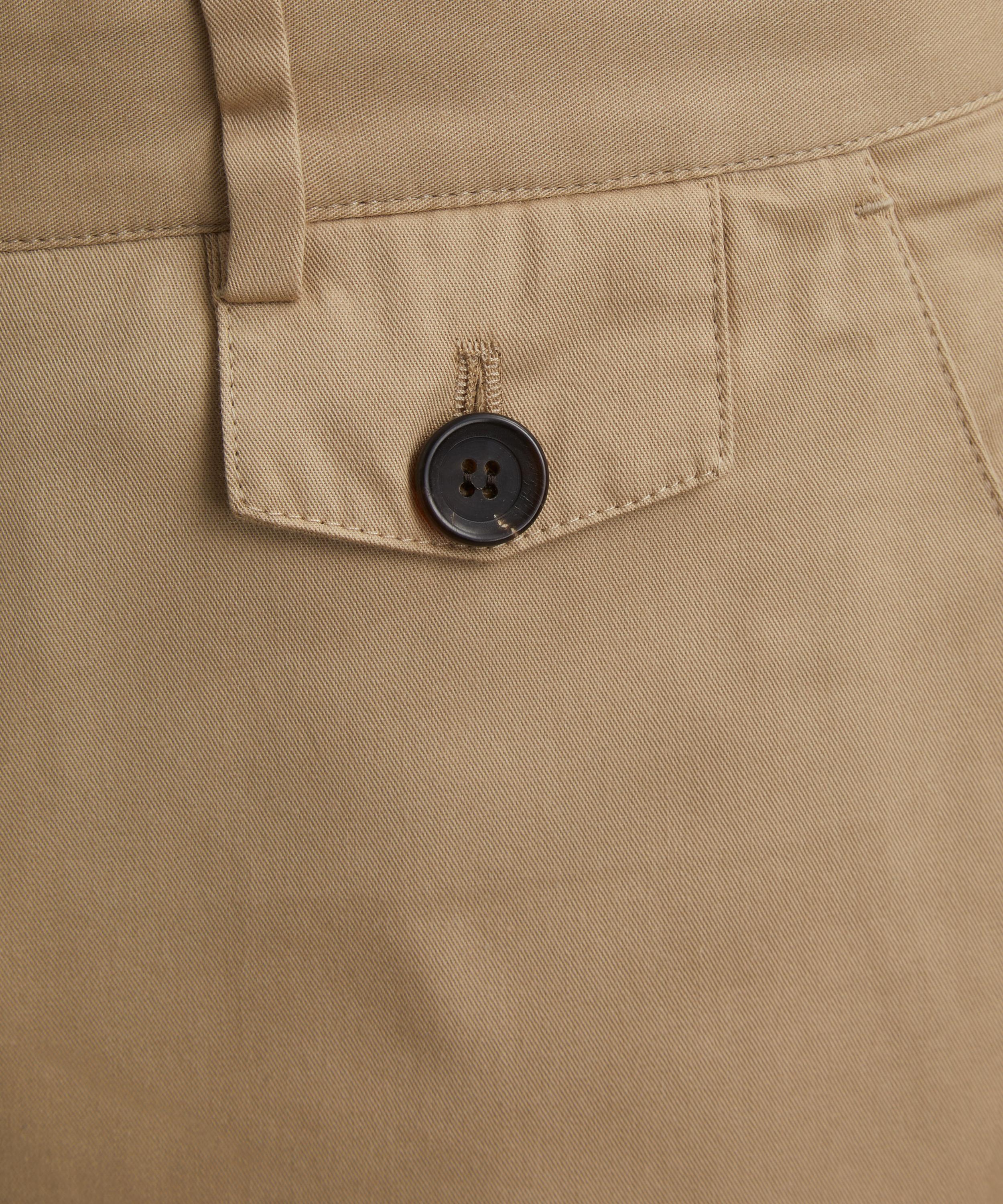 Oliver Spencer - Ashdown Beige Fishtail Trousers image number 4