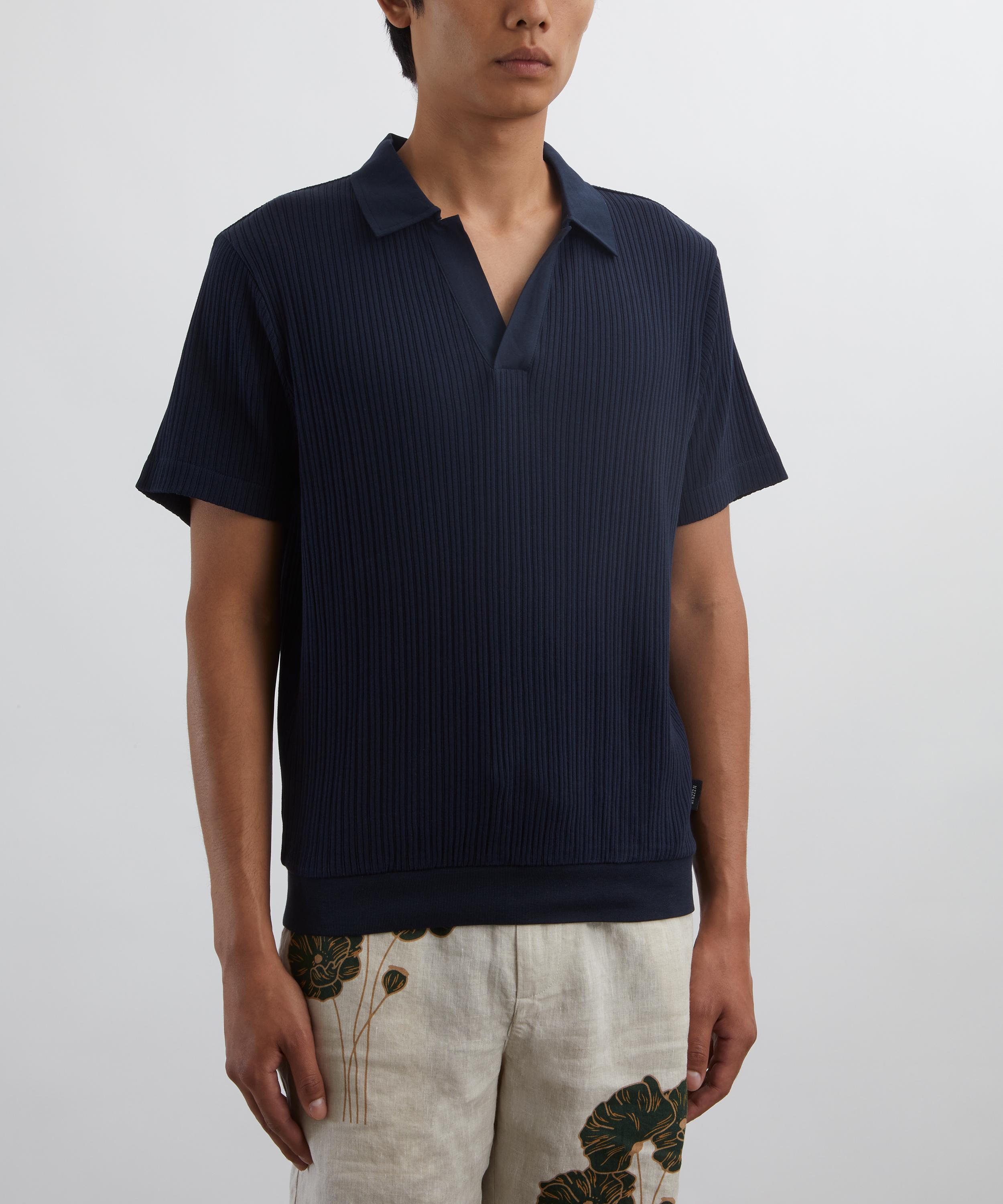 Oliver Spencer - Navy Westcott Polo Shirt image number 2