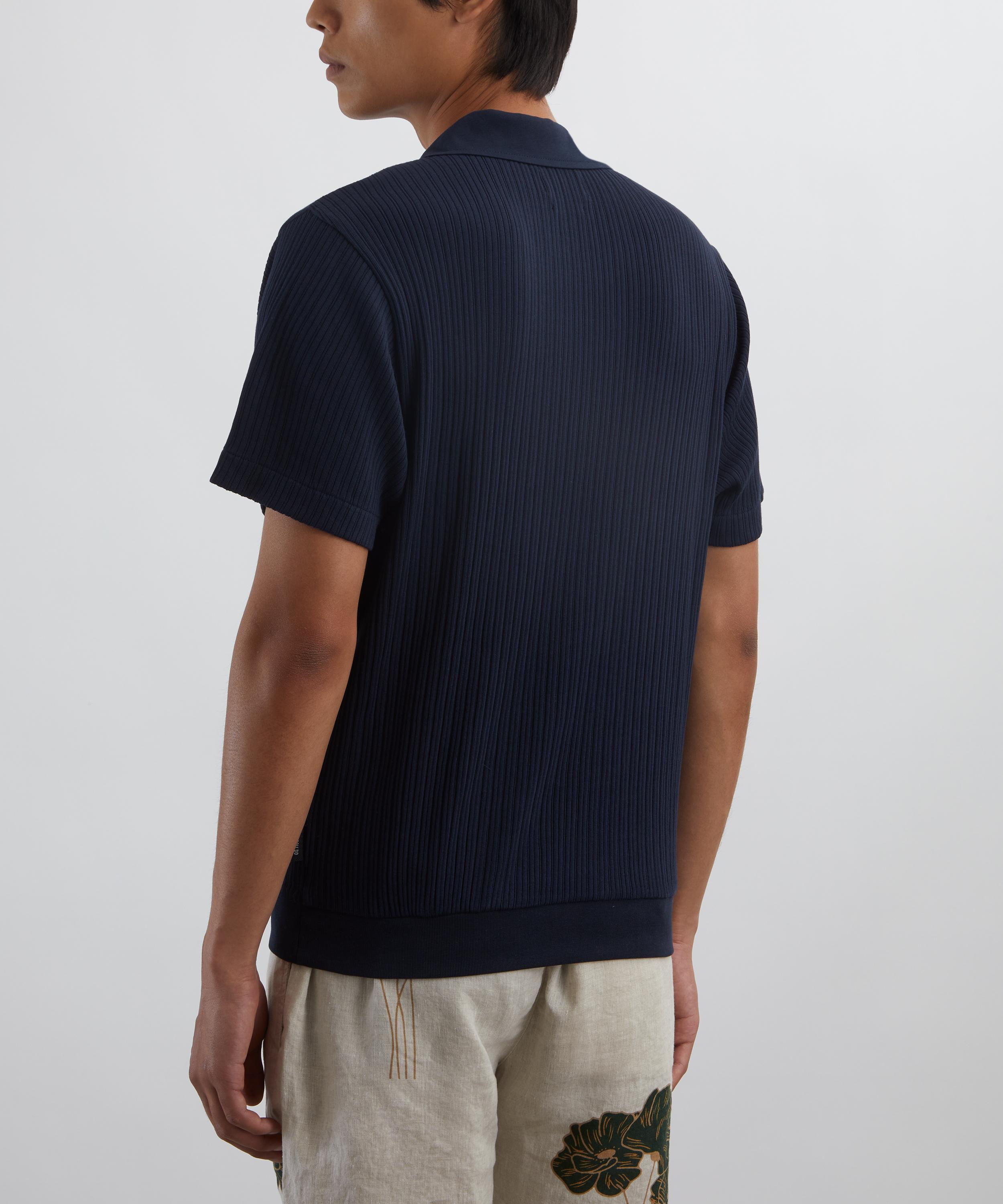 Oliver Spencer - Navy Westcott Polo Shirt image number 3