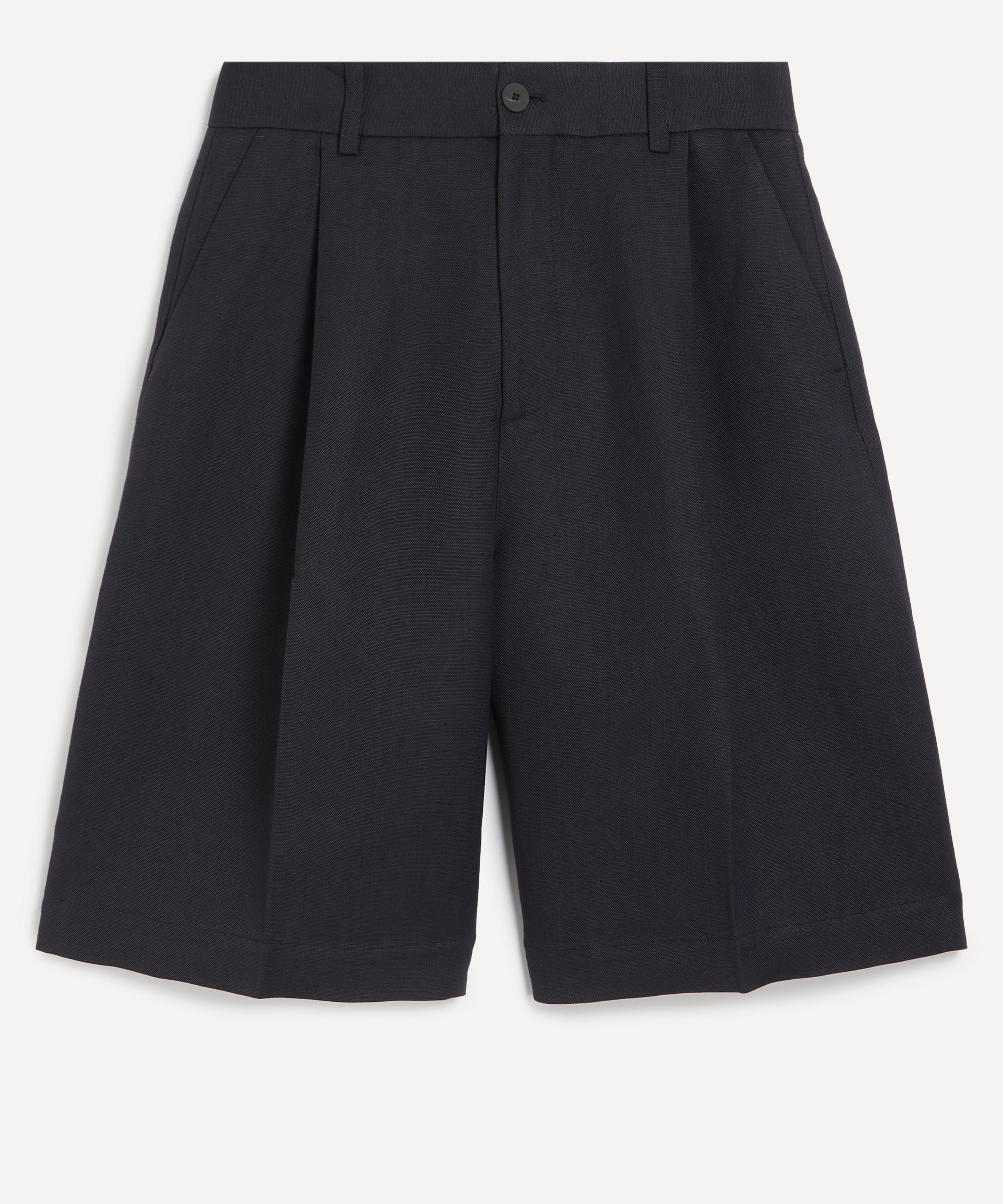 Studio Nicholson - Fowld Linen Shorts image number 0