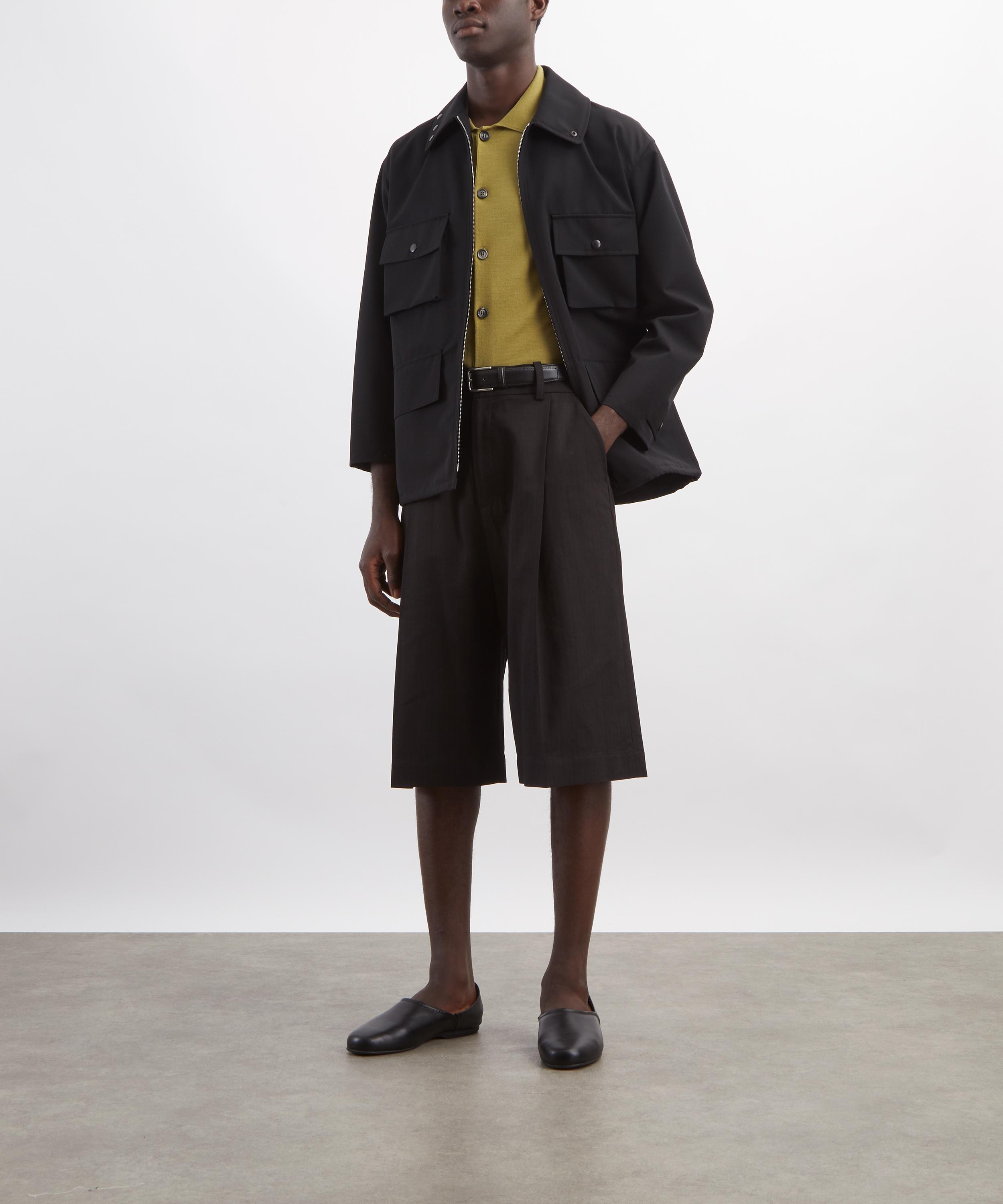 Studio Nicholson - Fowld Linen Shorts image number 1