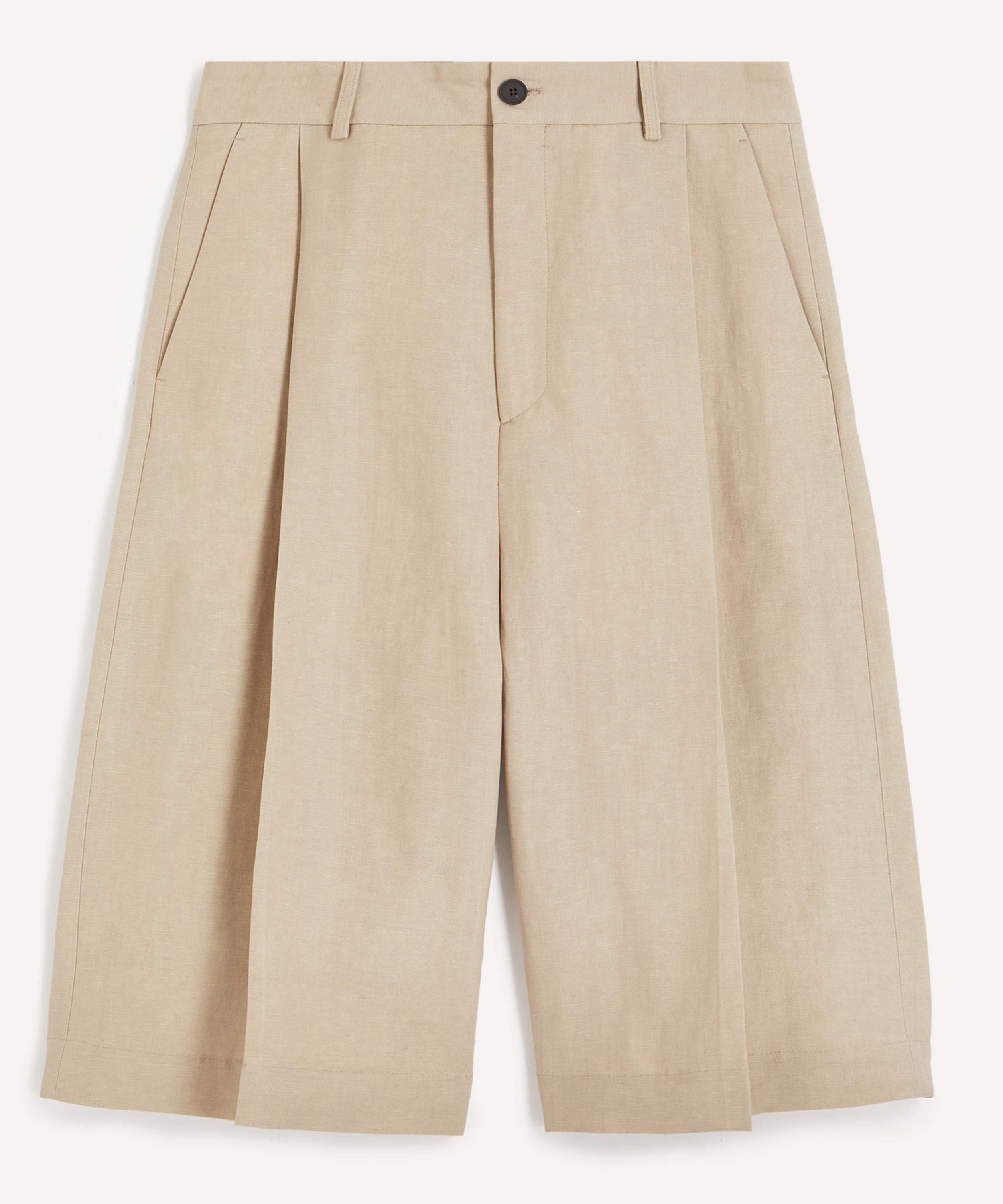Studio Nicholson Fowld Linen Shorts | Liberty
