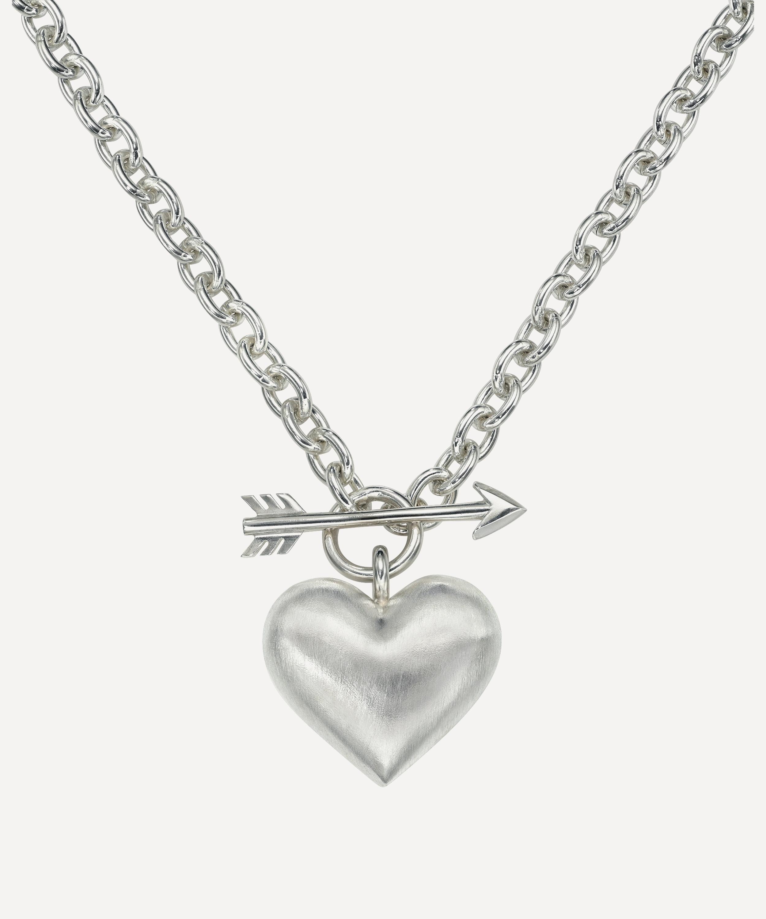 Rachel Quinn - Medium Cupids Heart Pendant Necklace image number 0