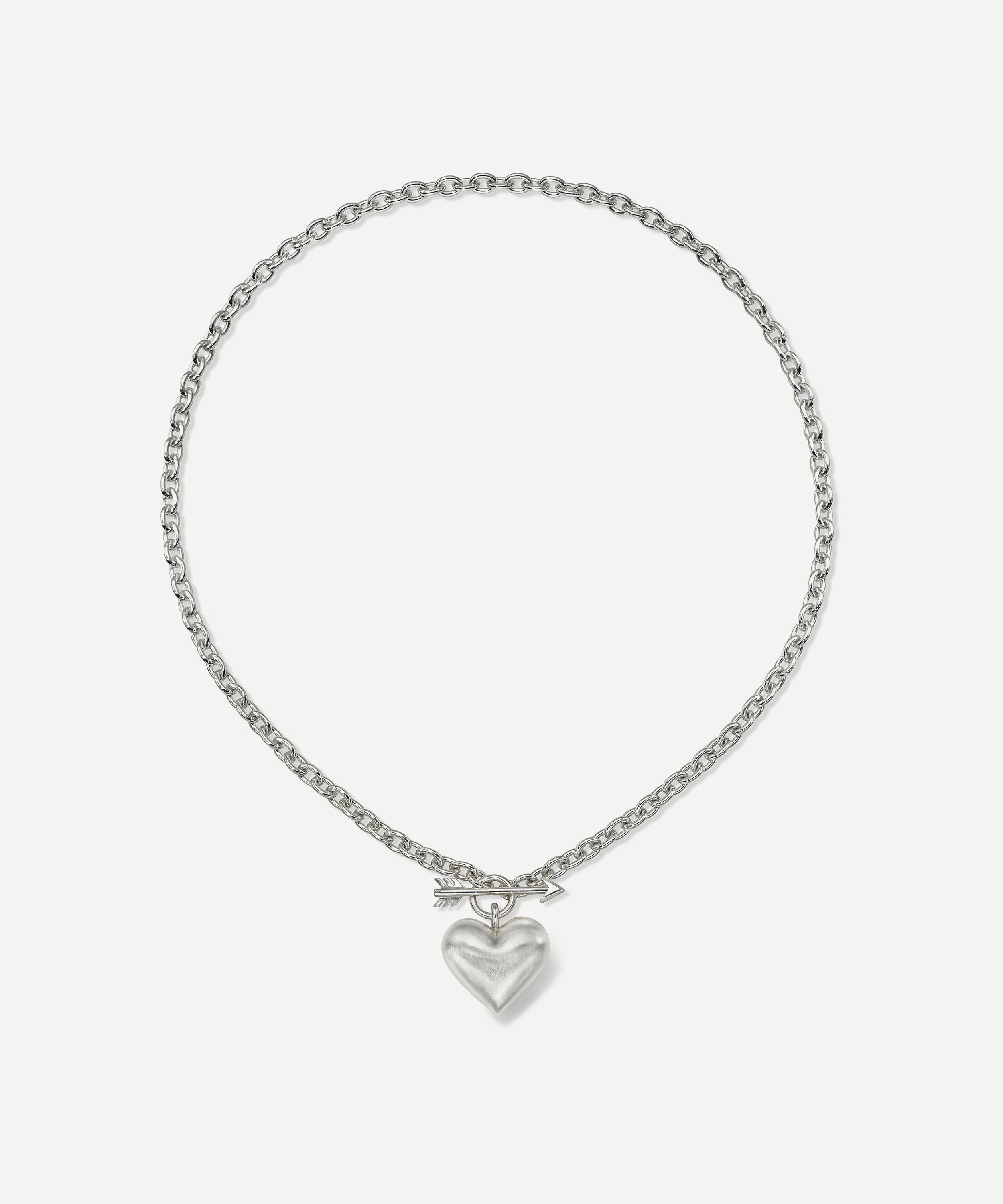 Rachel Quinn - Medium Cupids Heart Pendant Necklace image number 1