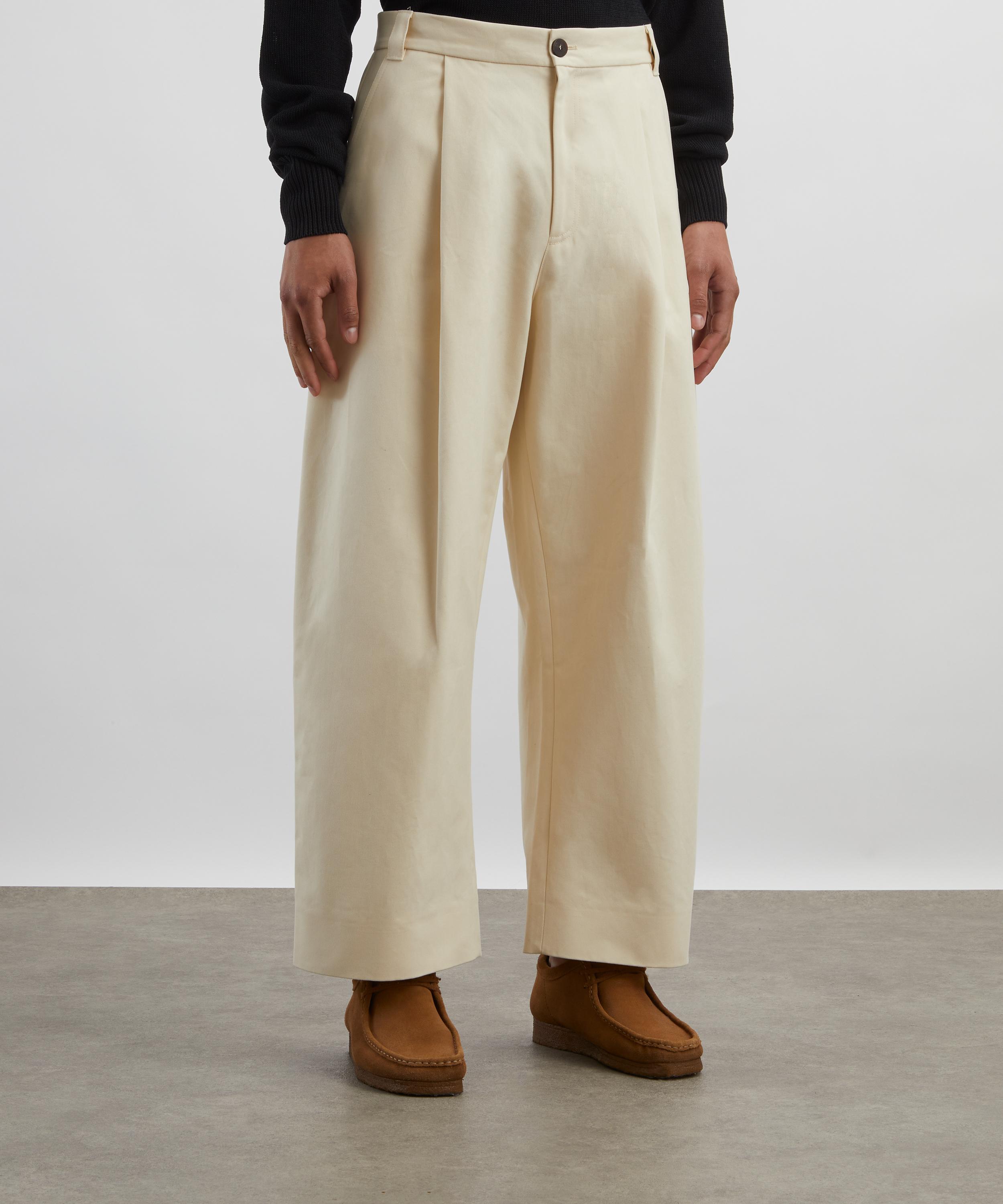 Studio Nicholson - Sorte High-Waisted Trousers image number 2
