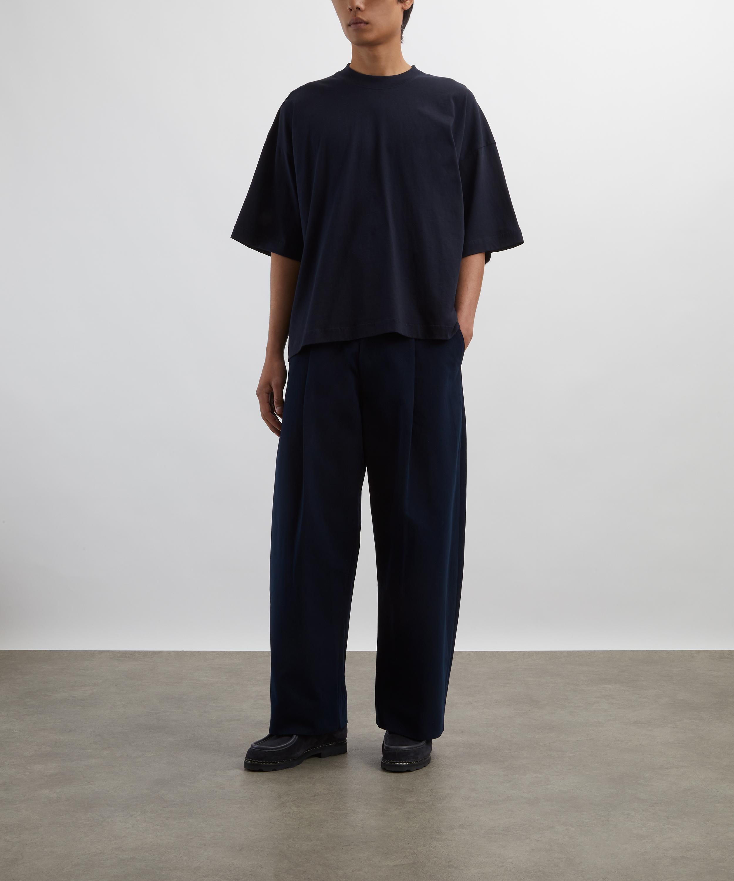 Studio Nicholson - Piu Darkest Navy Oversized T-Shirt image number 1