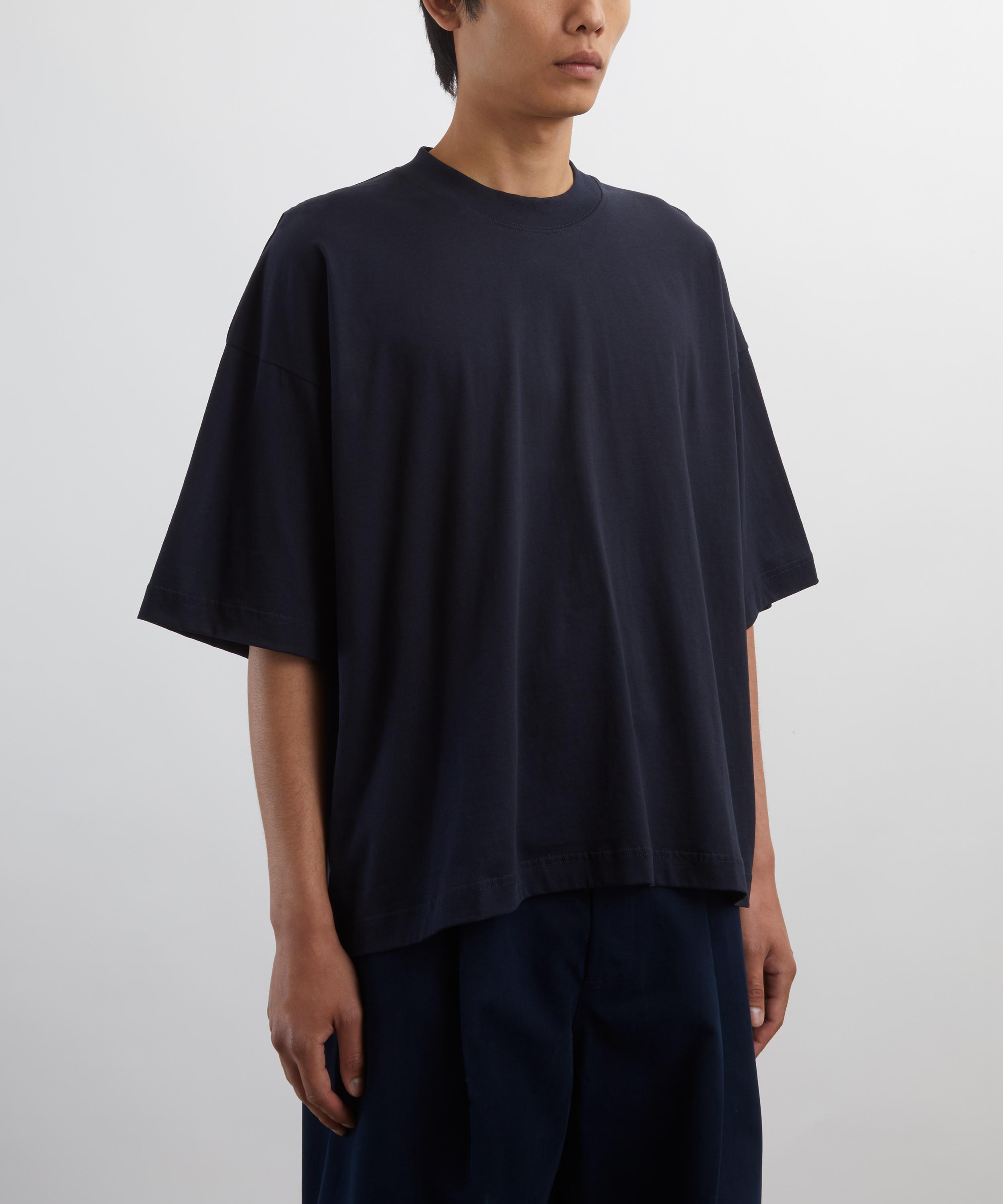 Studio Nicholson - Piu Darkest Navy Oversized T-Shirt image number 2