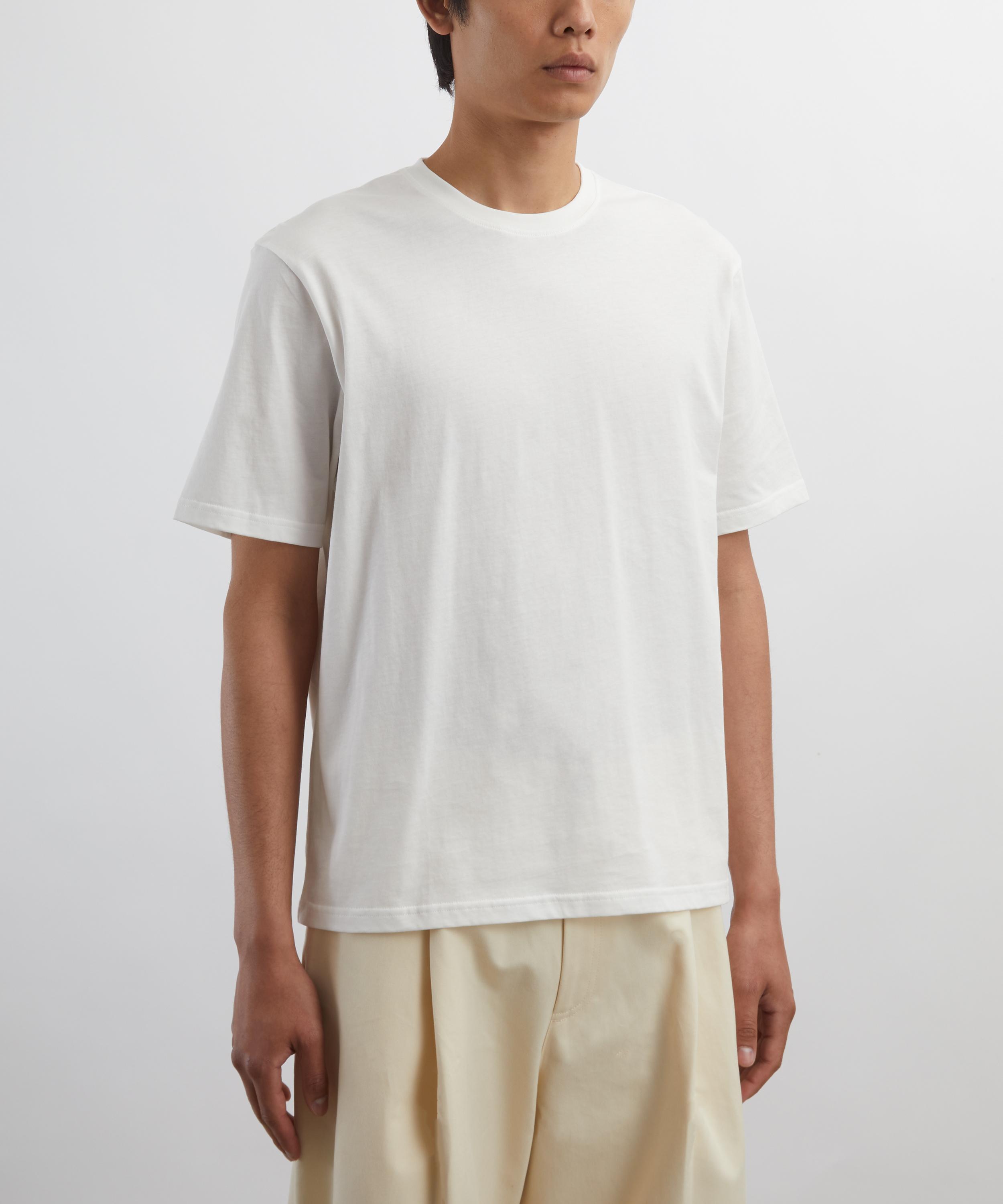 Studio Nicholson - Piu Optic White Oversized T-Shirt image number 2