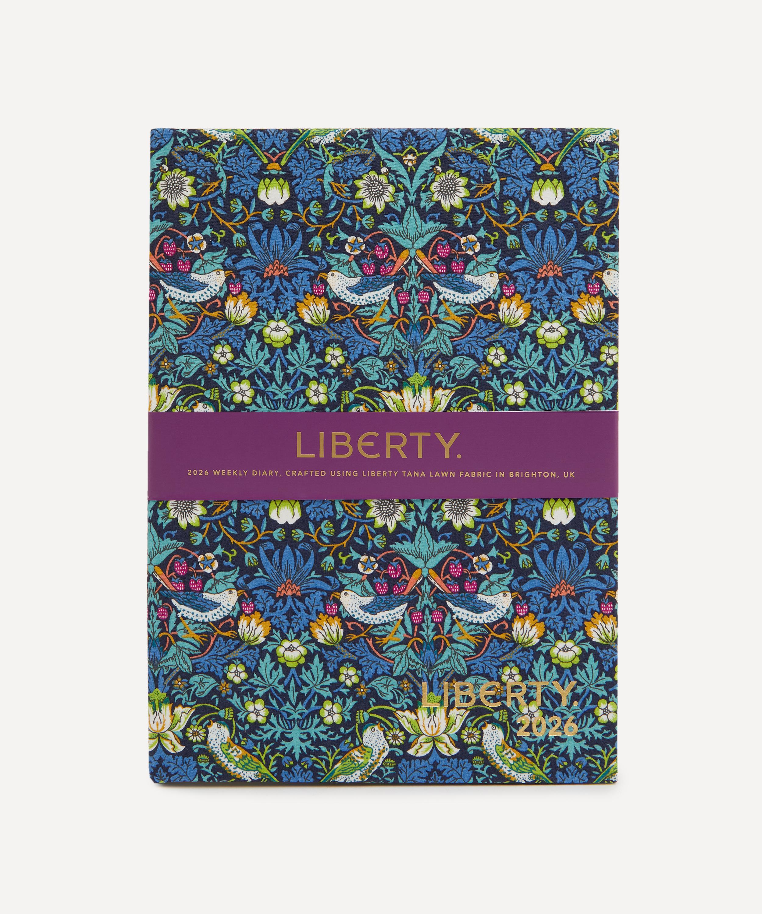 Liberty - 2026 Fabric Diary Strawberry Thief image number 0