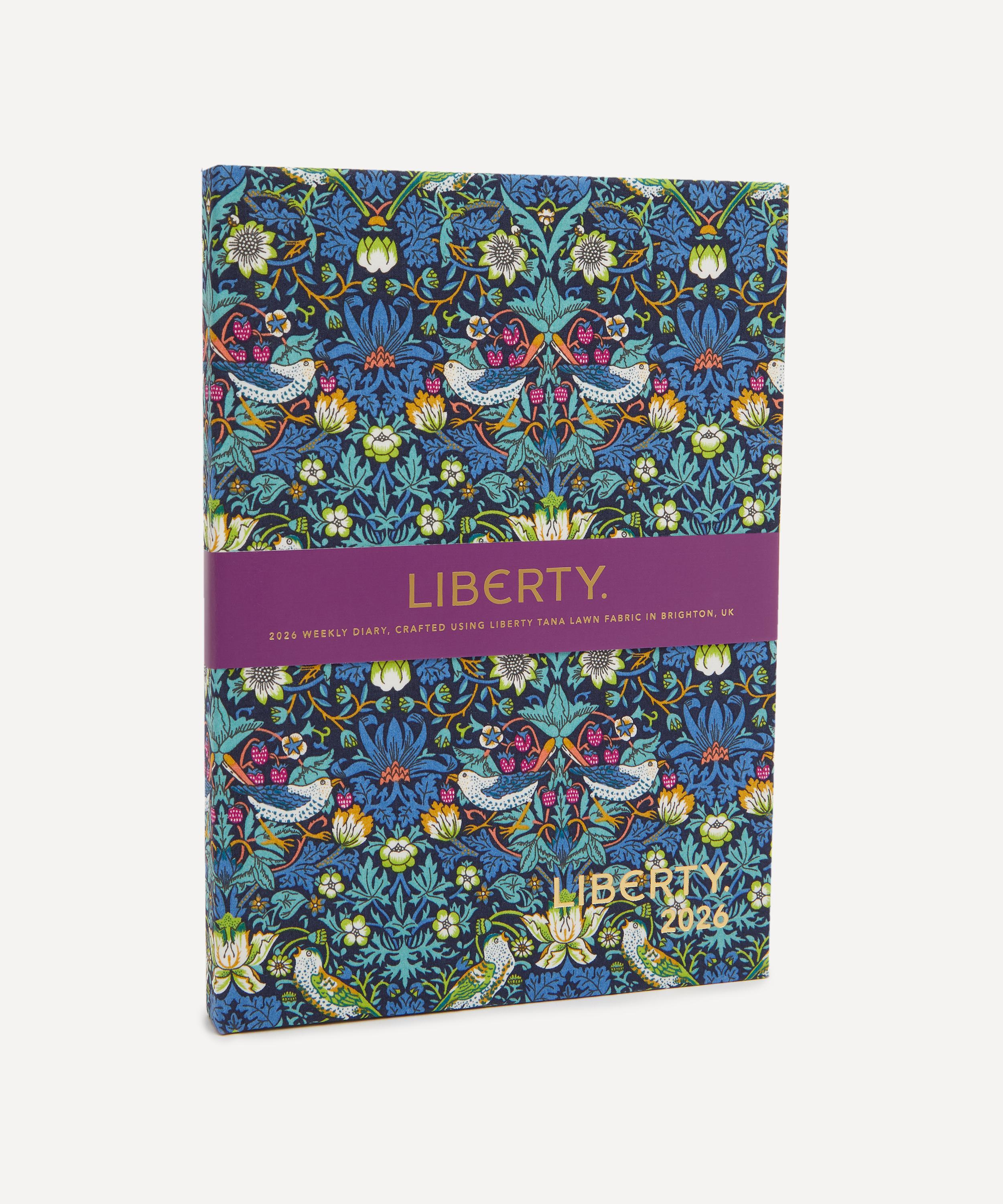 Liberty - 2026 Fabric Diary Strawberry Thief image number 1