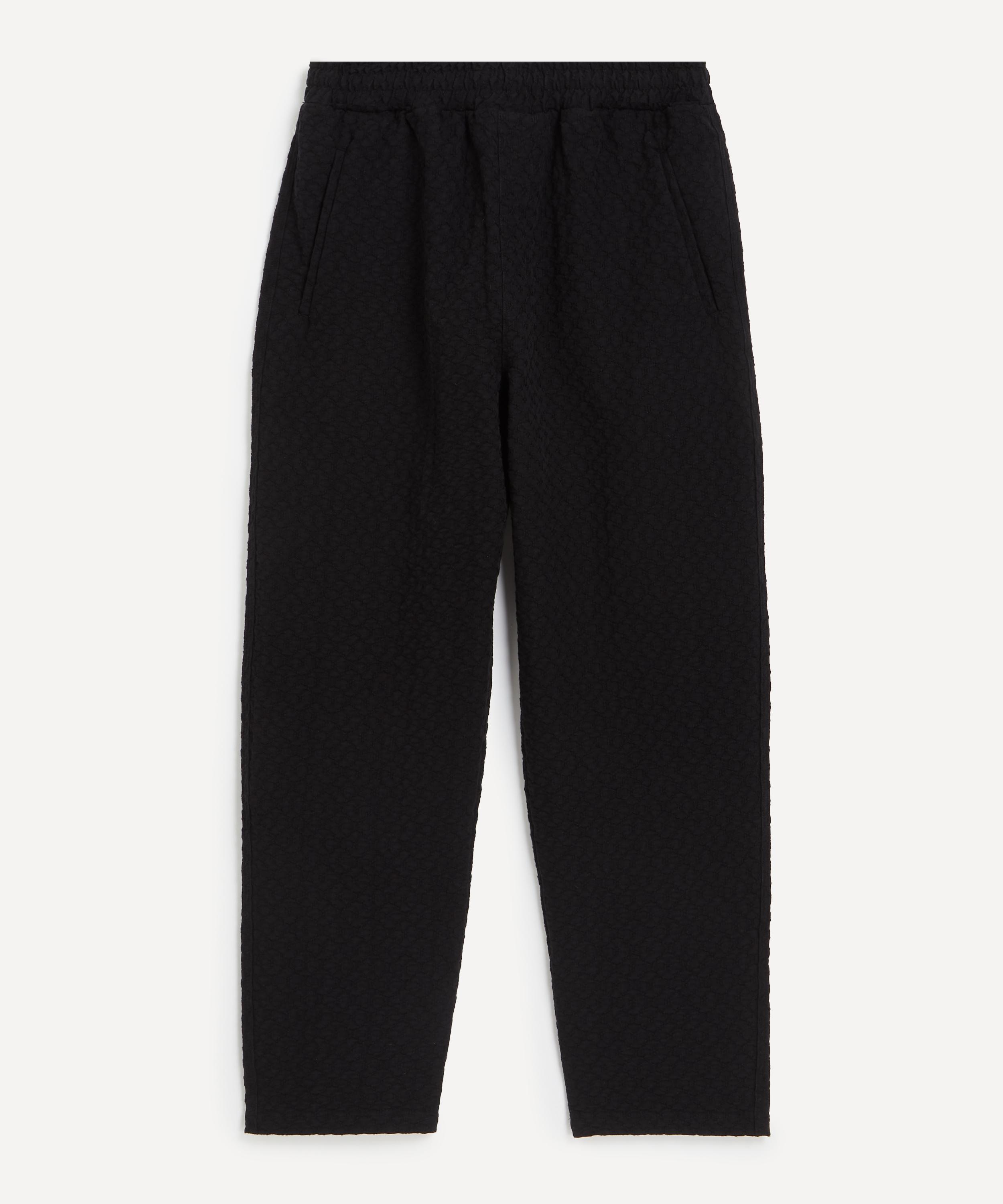 Wax London - Tyne Black Floral Diamond Cotton Trousers image number 0