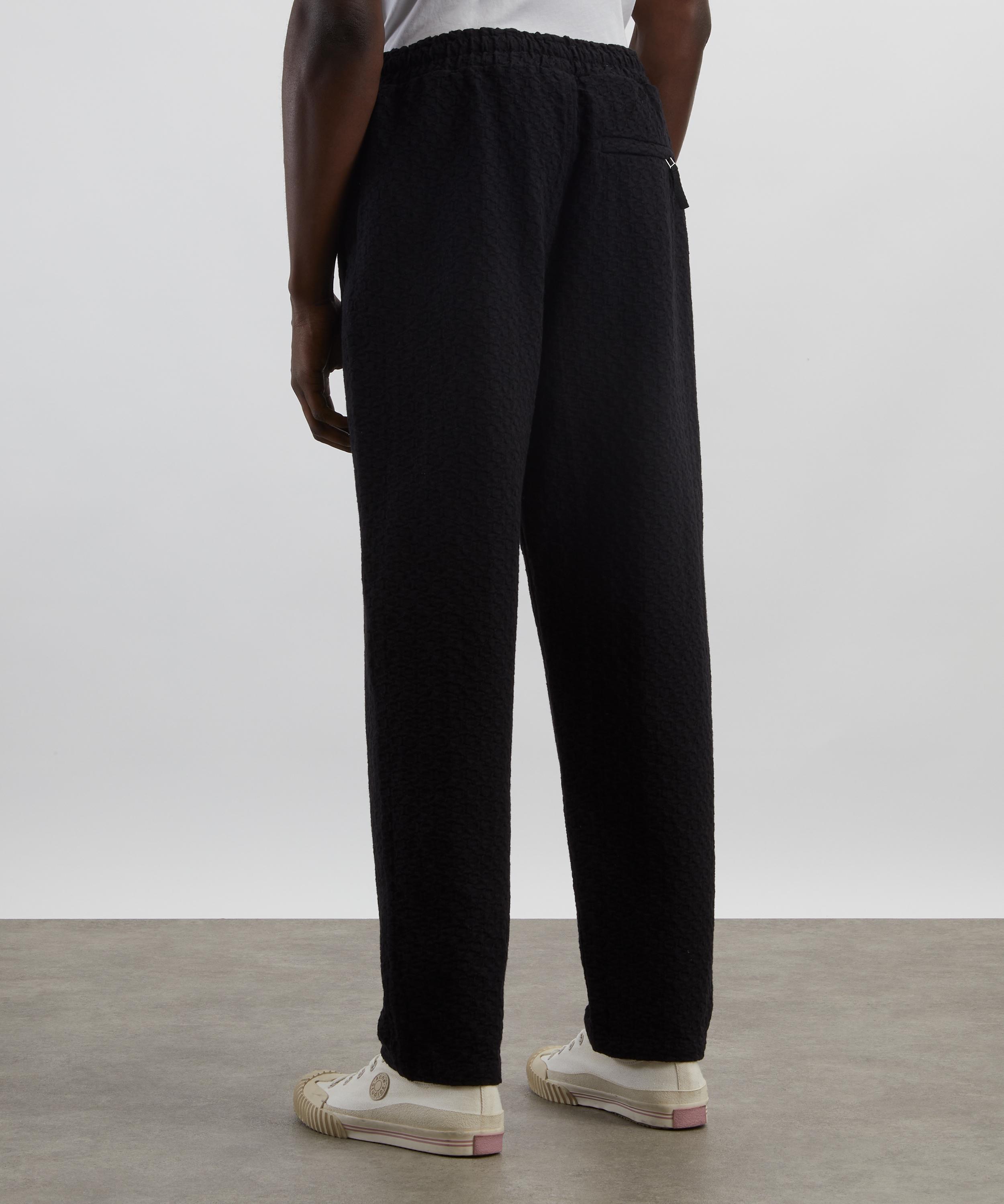Wax London - Tyne Black Floral Diamond Cotton Trousers image number 3