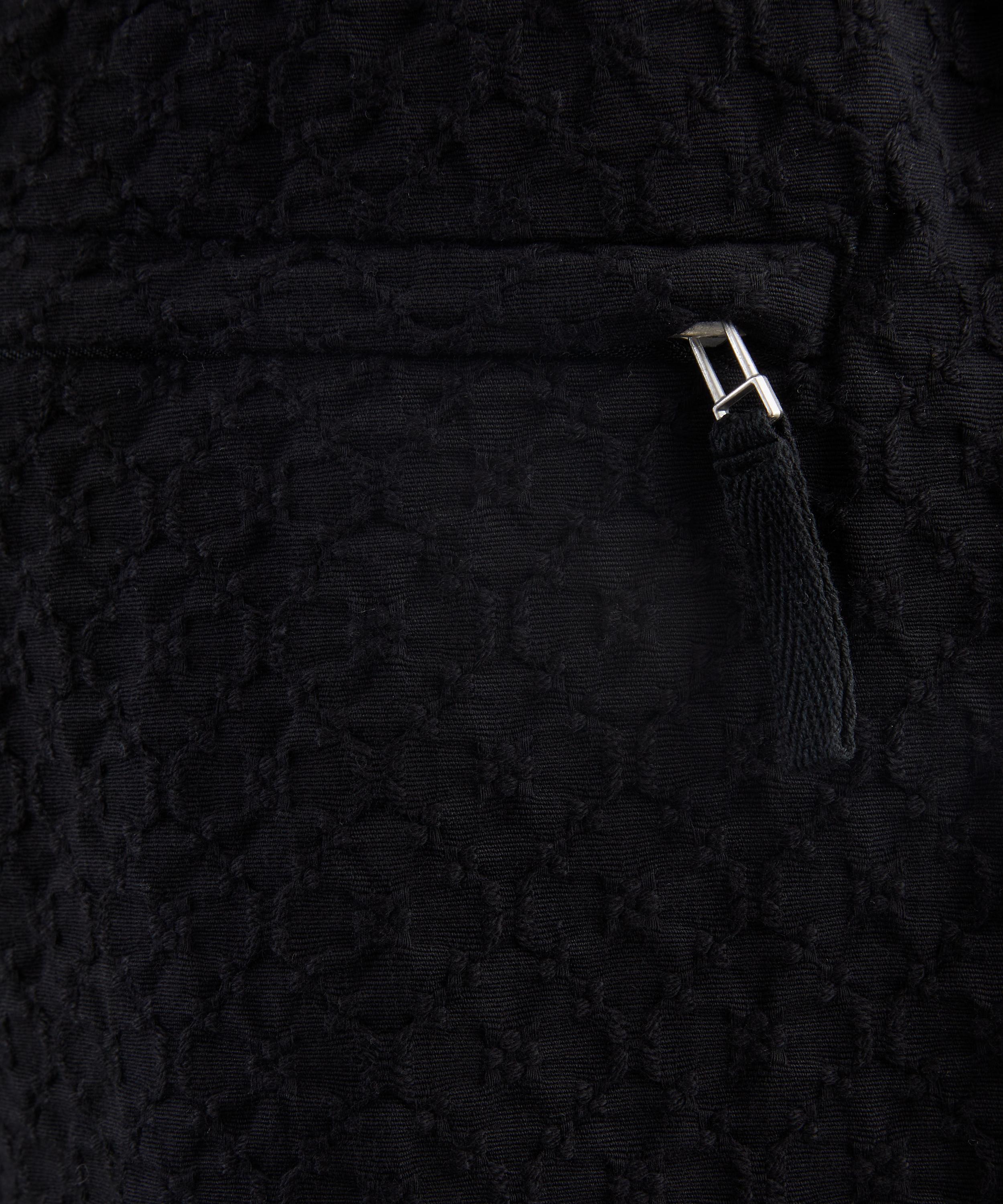 Wax London - Tyne Black Floral Diamond Cotton Trousers image number 4