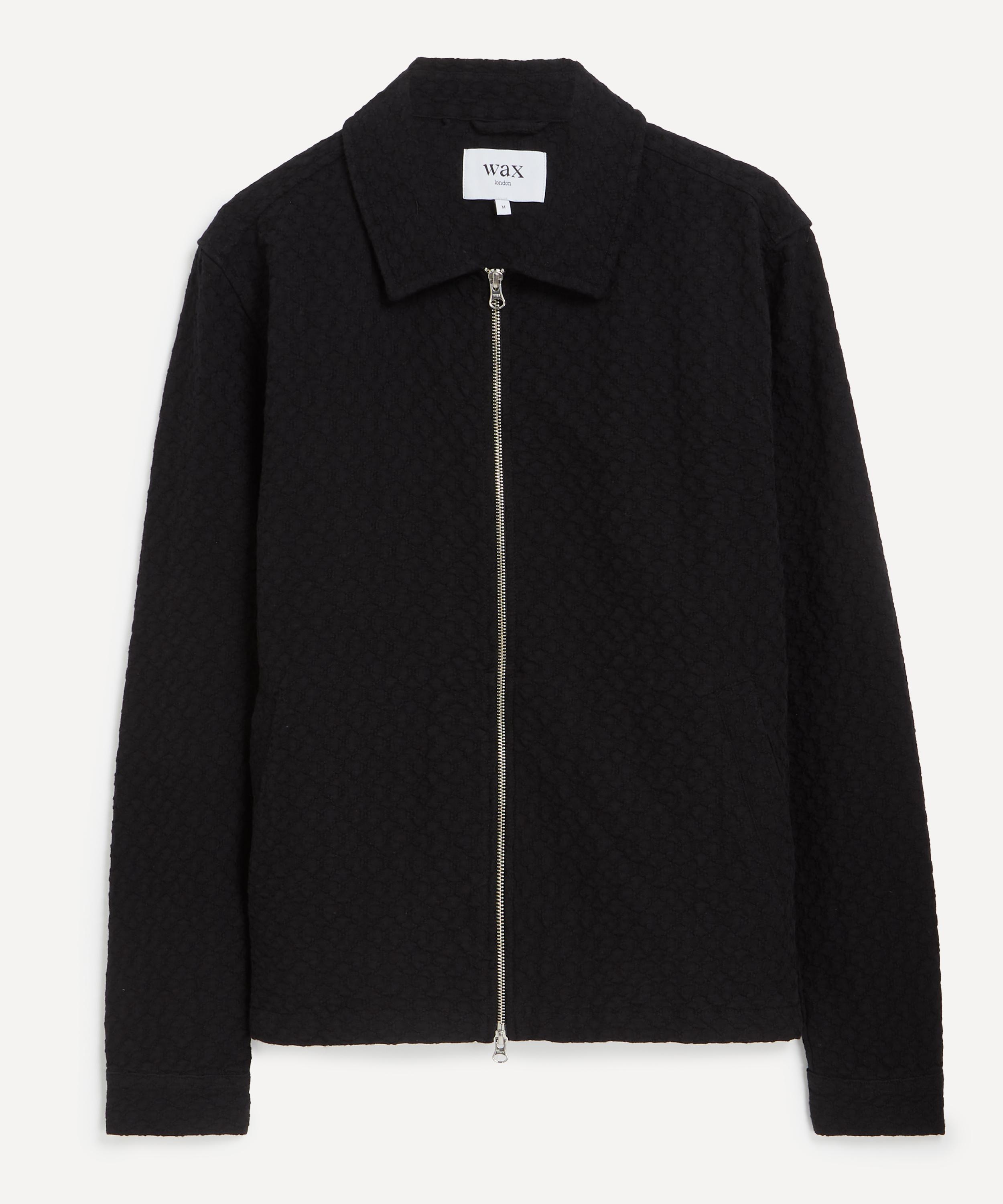 Wax London - Eldon Black Floral Diamond Cotton Jacket image number 0