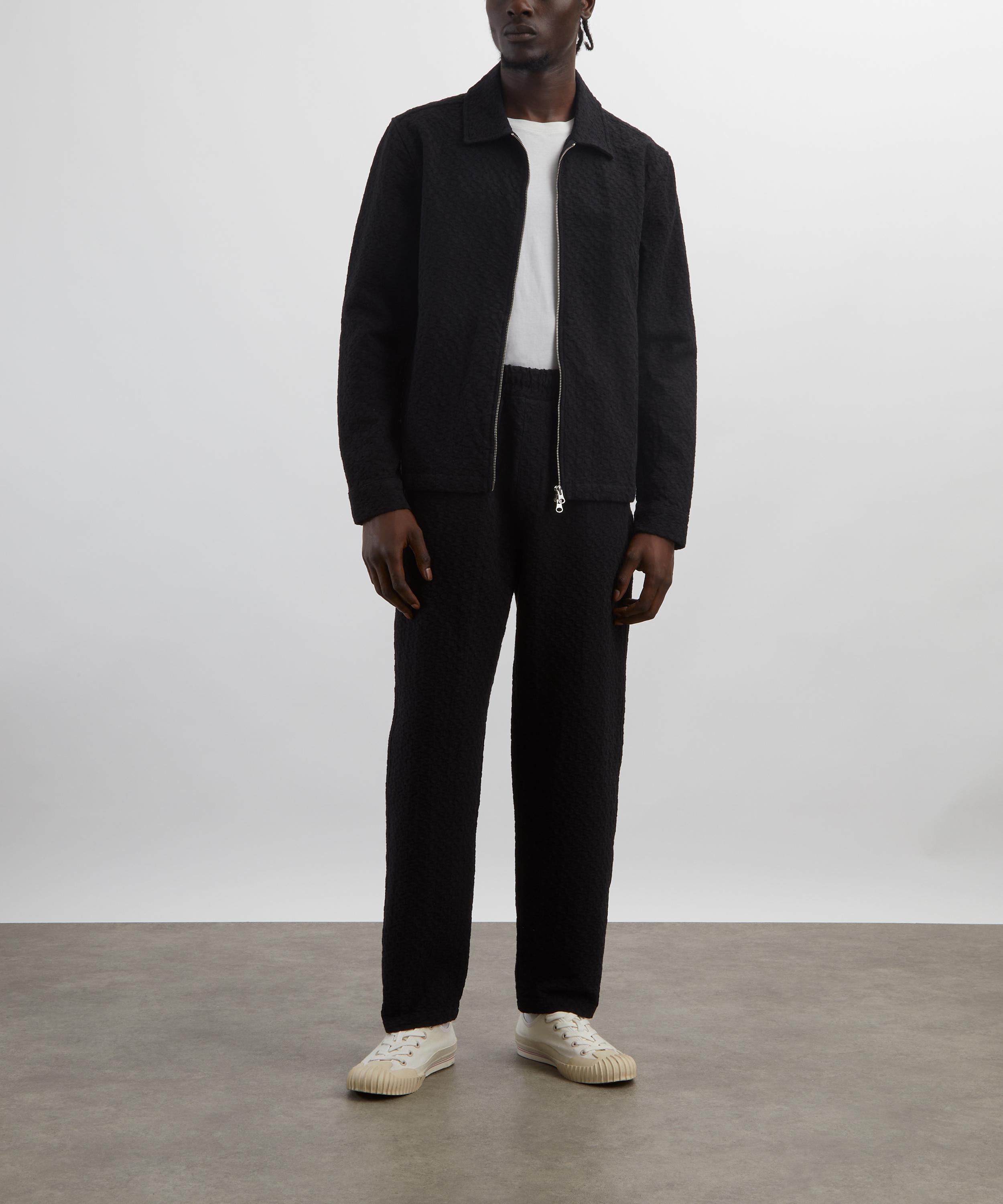 Wax London - Eldon Black Floral Diamond Cotton Jacket image number 1