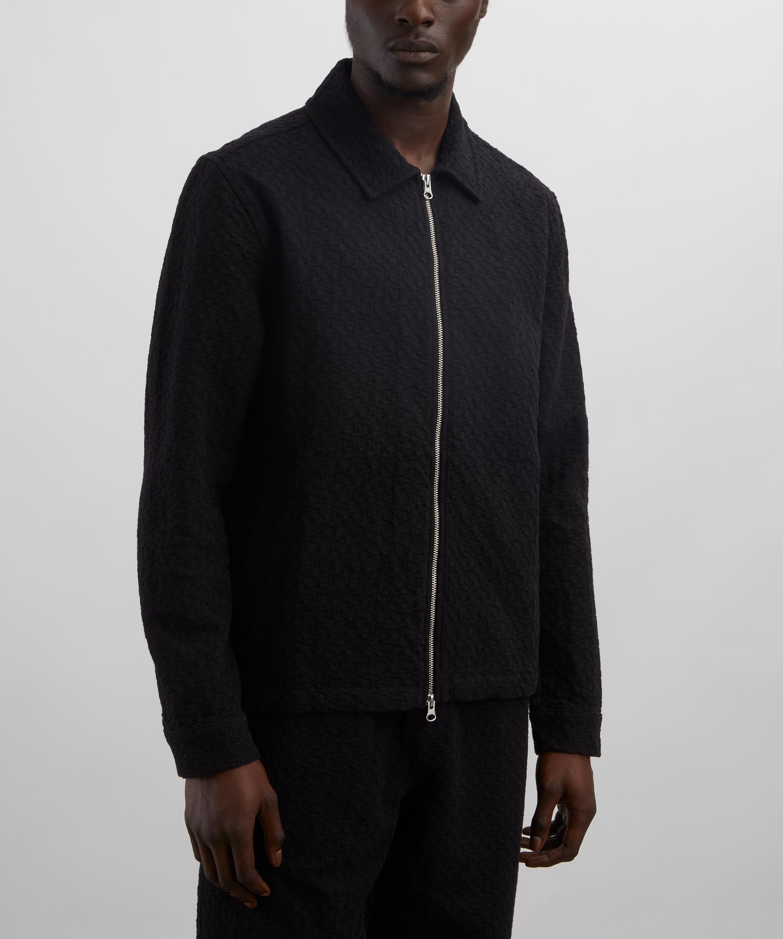 Wax London - Eldon Black Floral Diamond Cotton Jacket image number 2