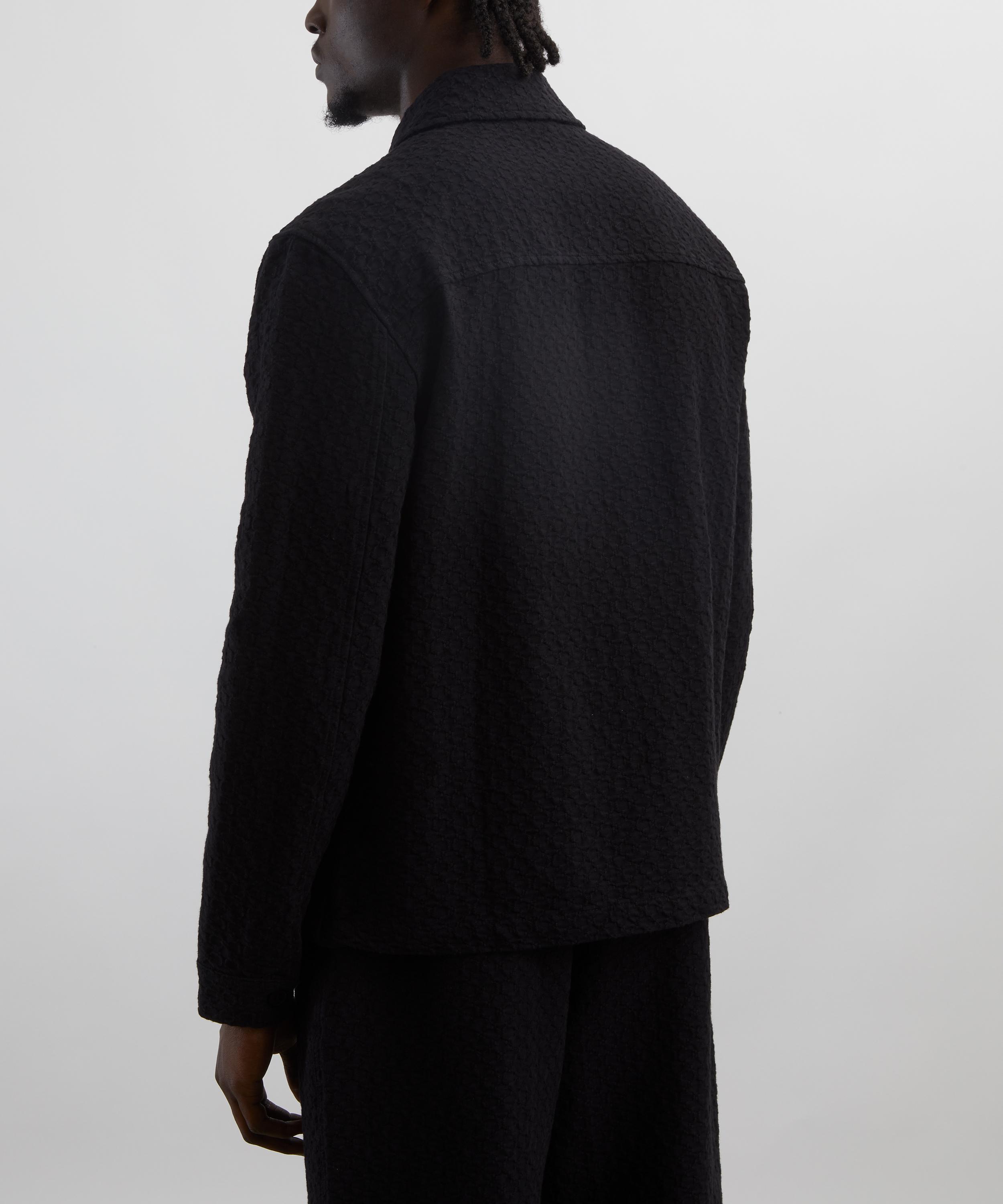 Wax London - Eldon Black Floral Diamond Cotton Jacket image number 3