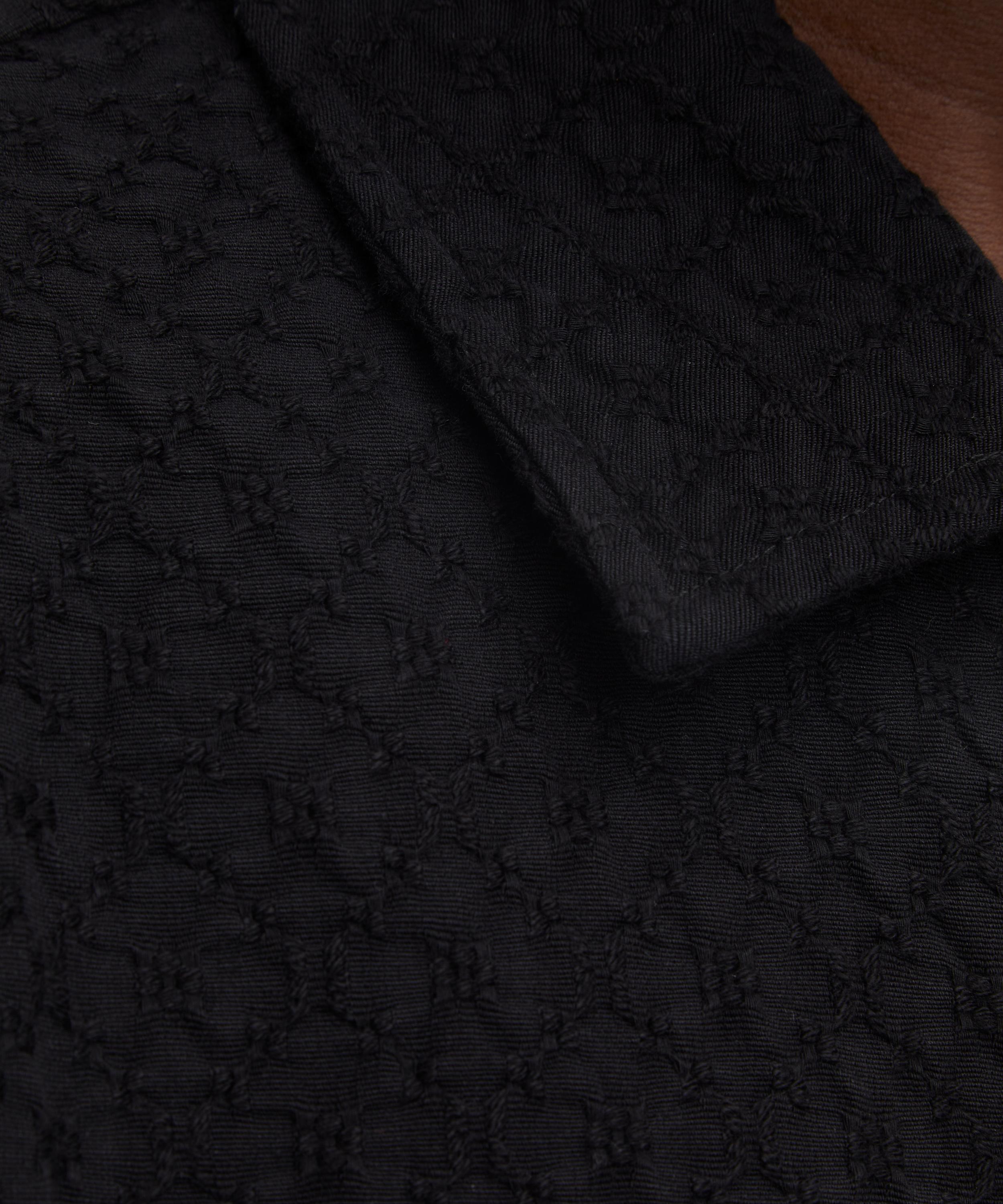 Wax London - Eldon Black Floral Diamond Cotton Jacket image number 4