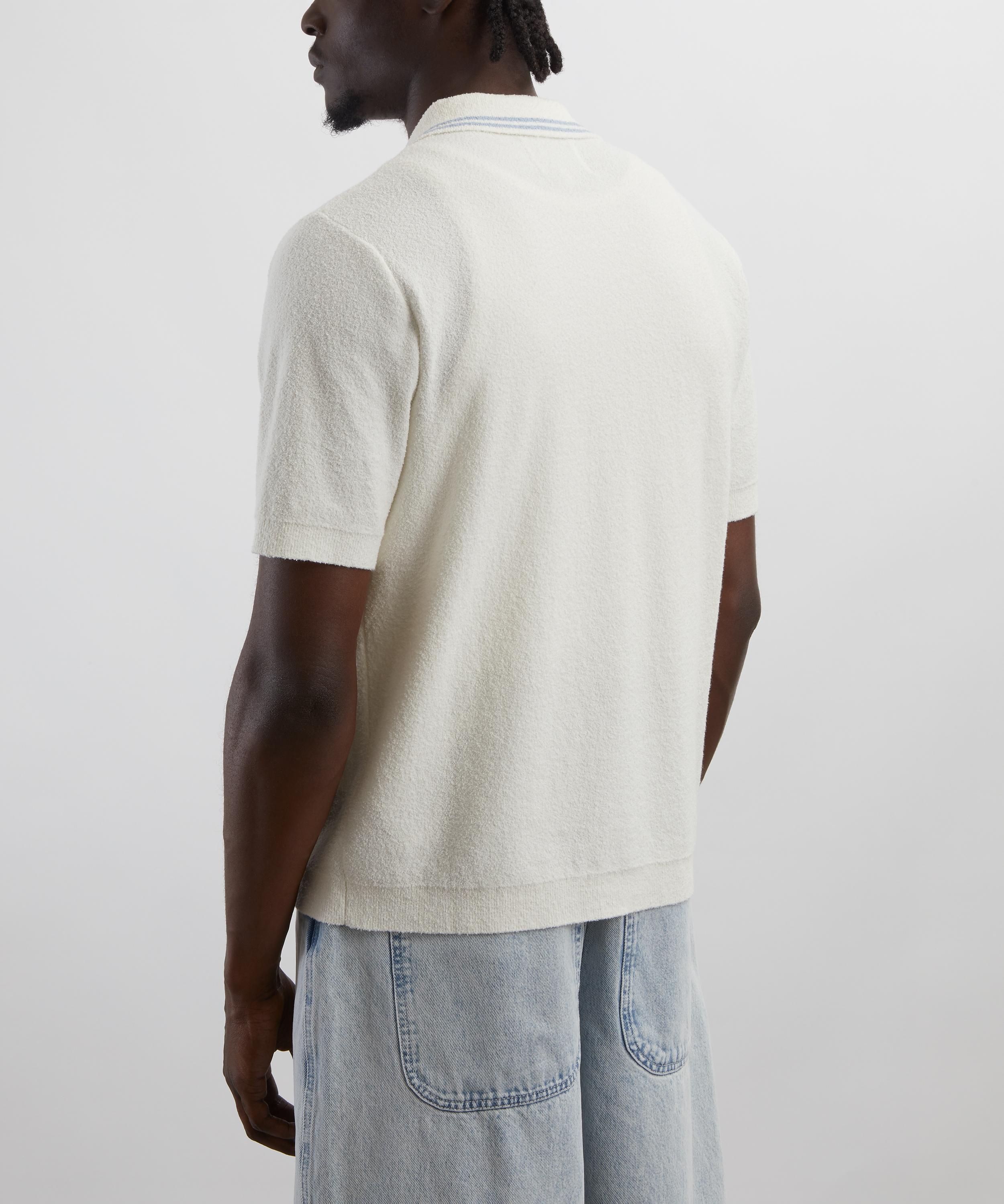 Wax London - Albion Bouclé Cotton Polo image number 3