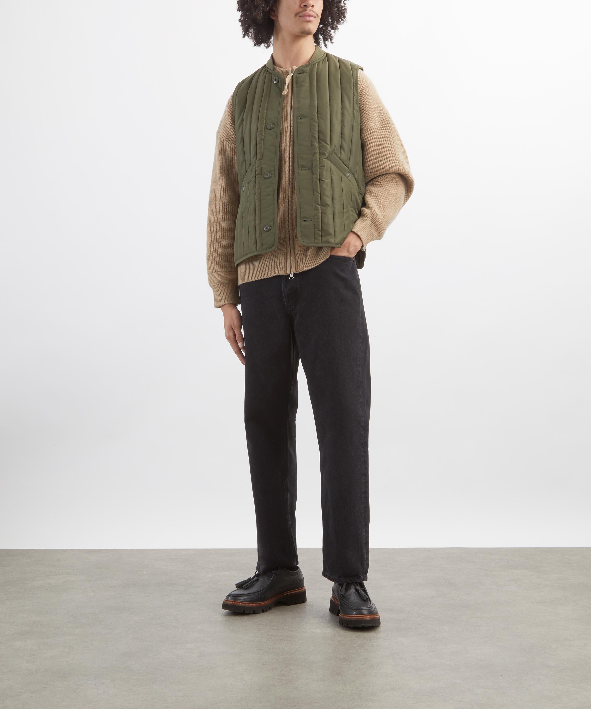 FrizmWORKS - Striped Quilted Mil Liner Gilet image number 1