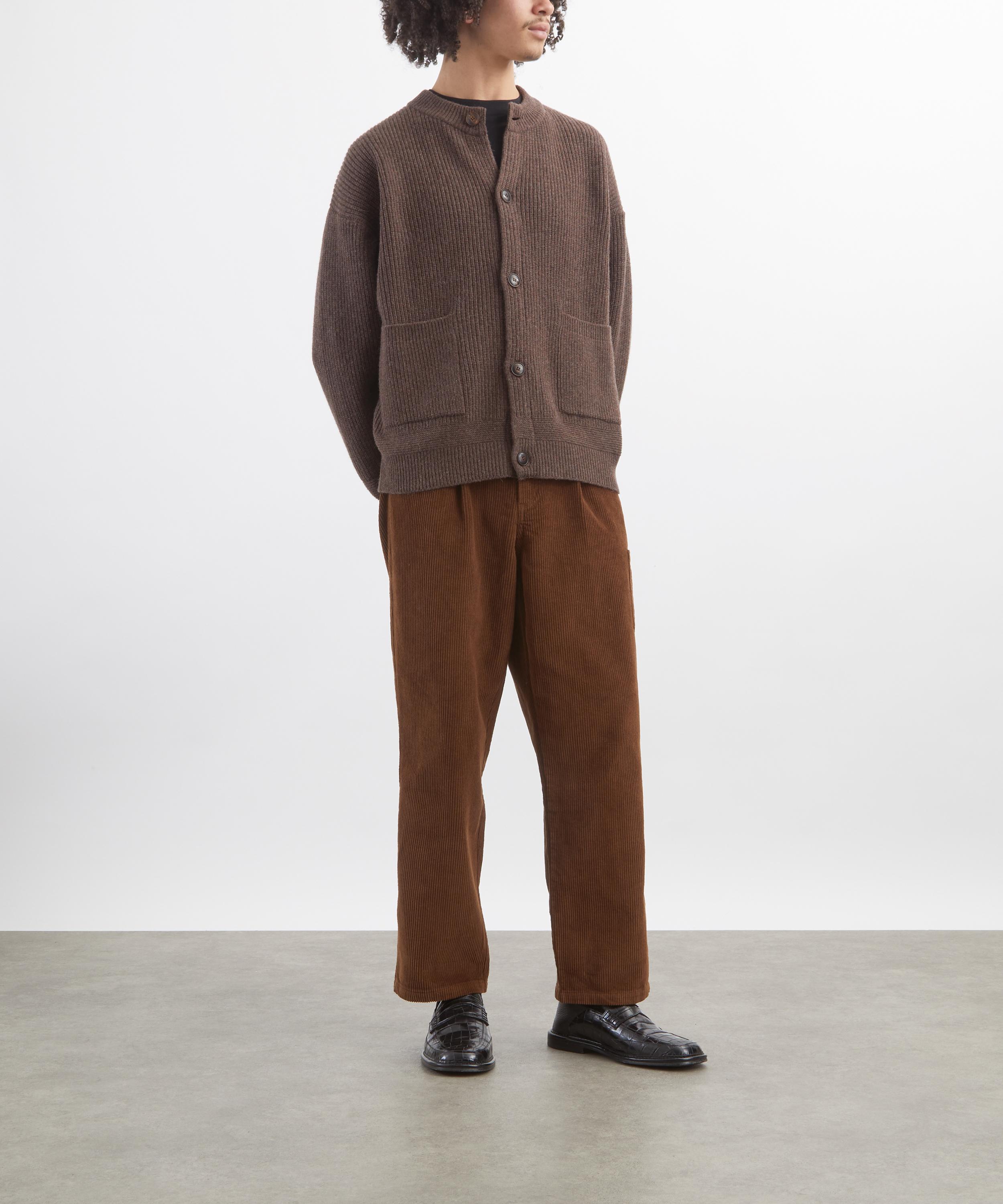 FrizmWORKS - Heavy Wool Round Cardigan image number 1