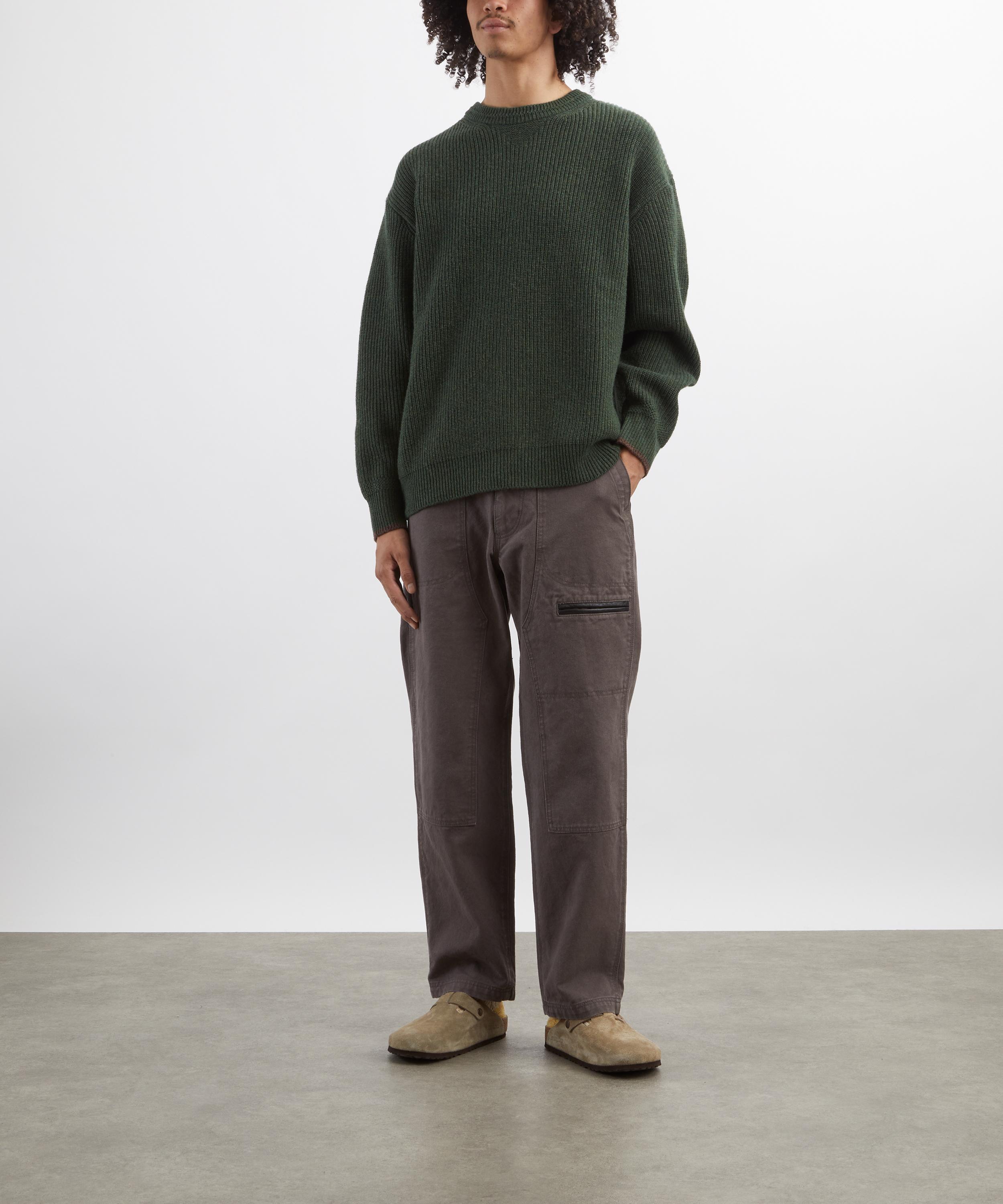 FrizmWORKS - Patch Knit Crewneck Jumper image number 1