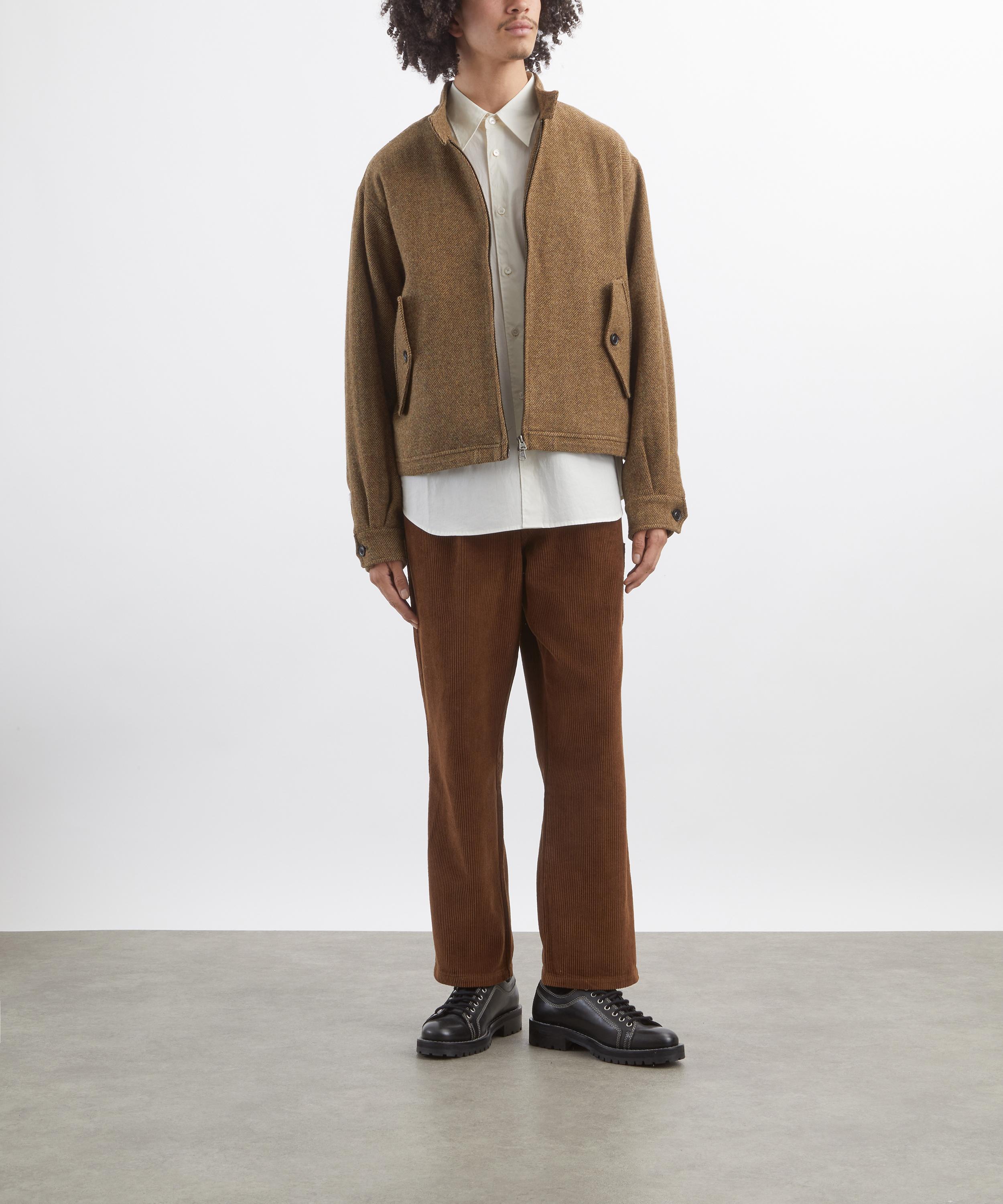 FrizmWORKS - Wide One Tuck Corduroy Trousers image number 1