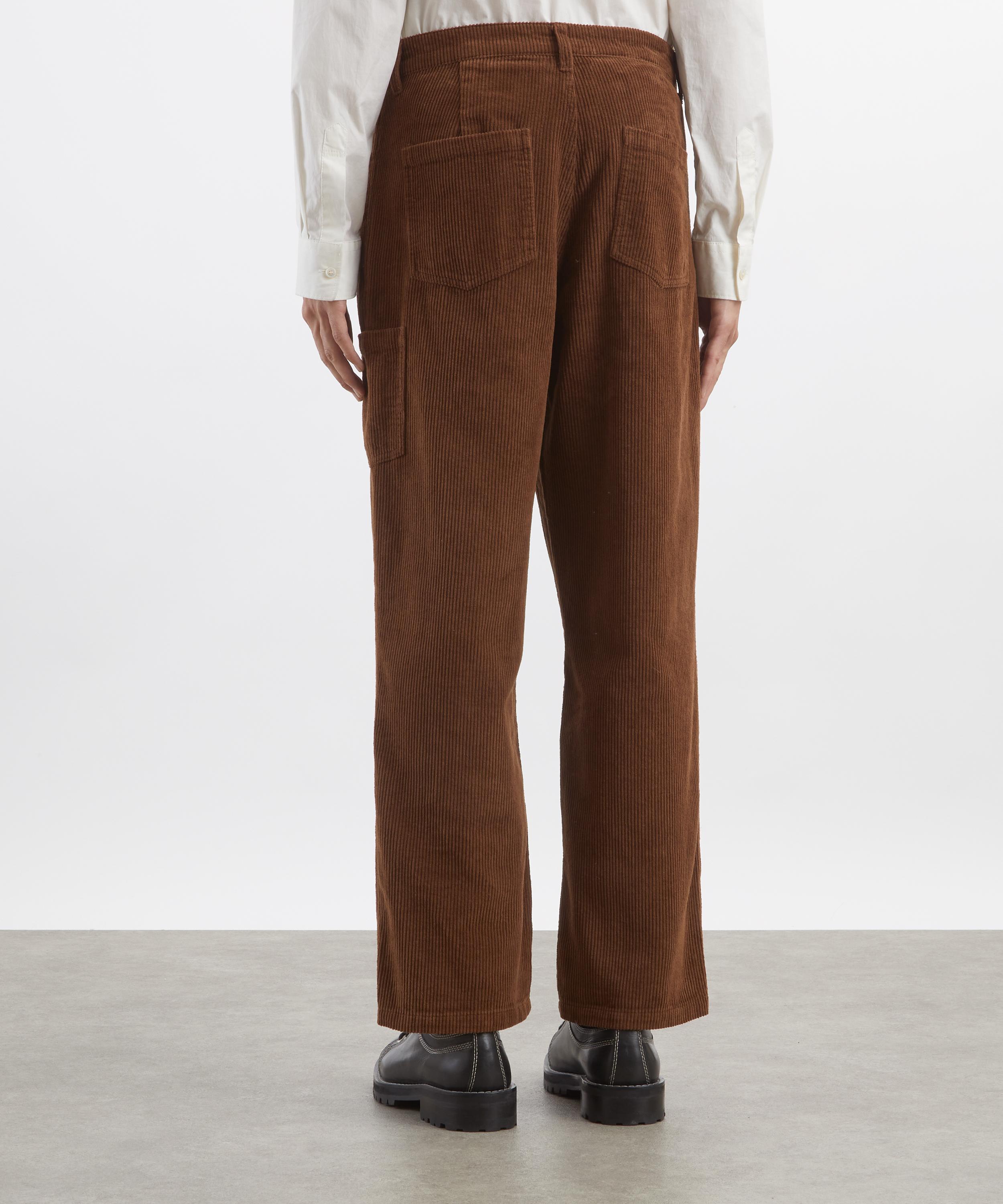 FrizmWORKS - Wide One Tuck Corduroy Trousers image number 3