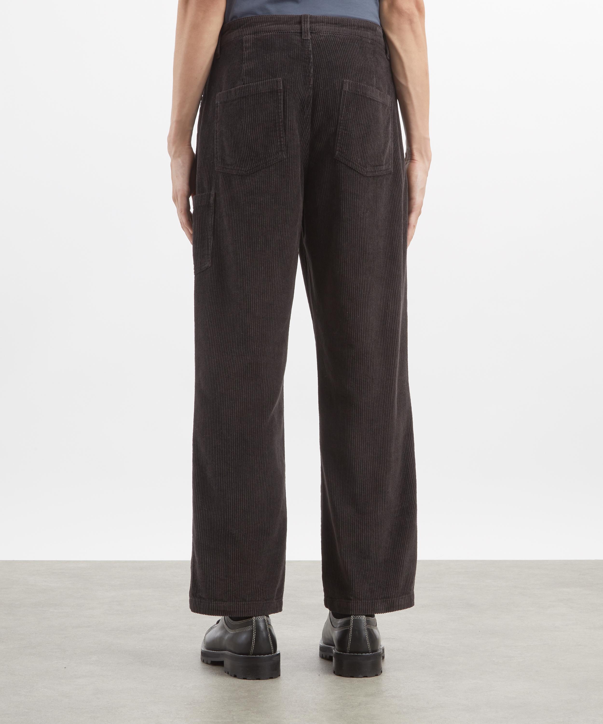 FrizmWORKS - Wide One Tuck Corduroy Trousers image number 3
