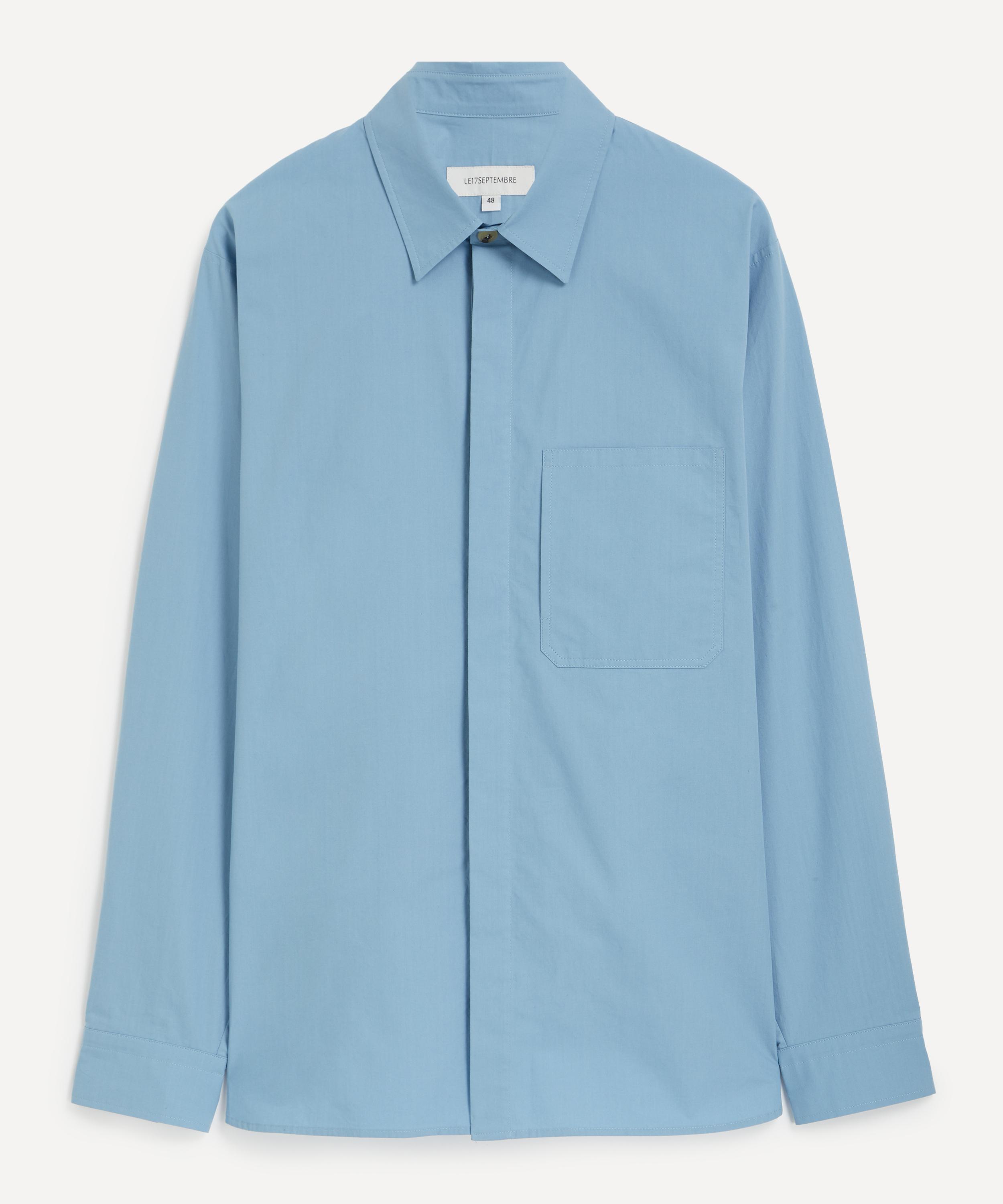 Le17septembre - Blue Raglan Long-Sleeve Shirt image number 0