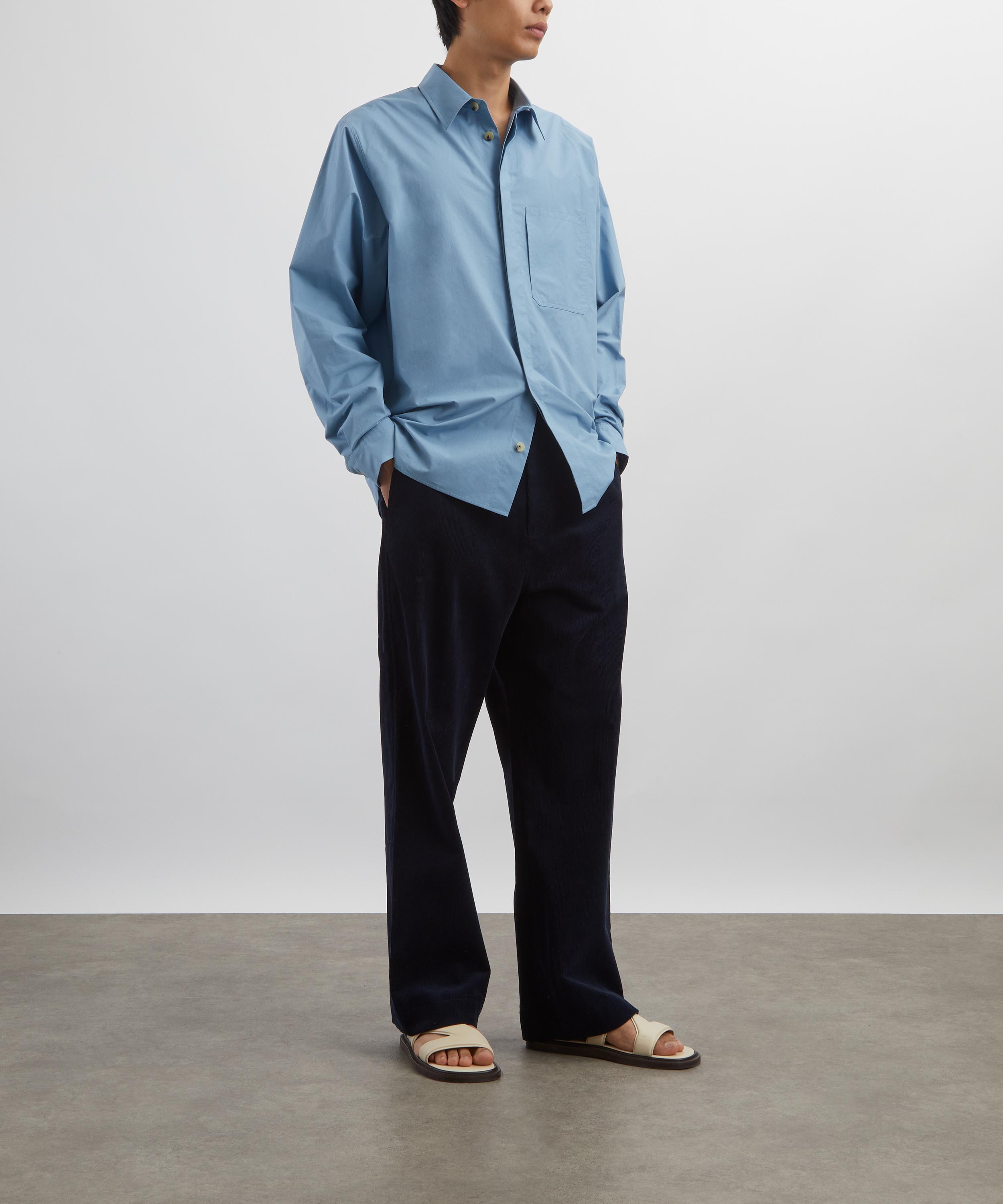 Le17septembre - Blue Raglan Long-Sleeve Shirt image number 1