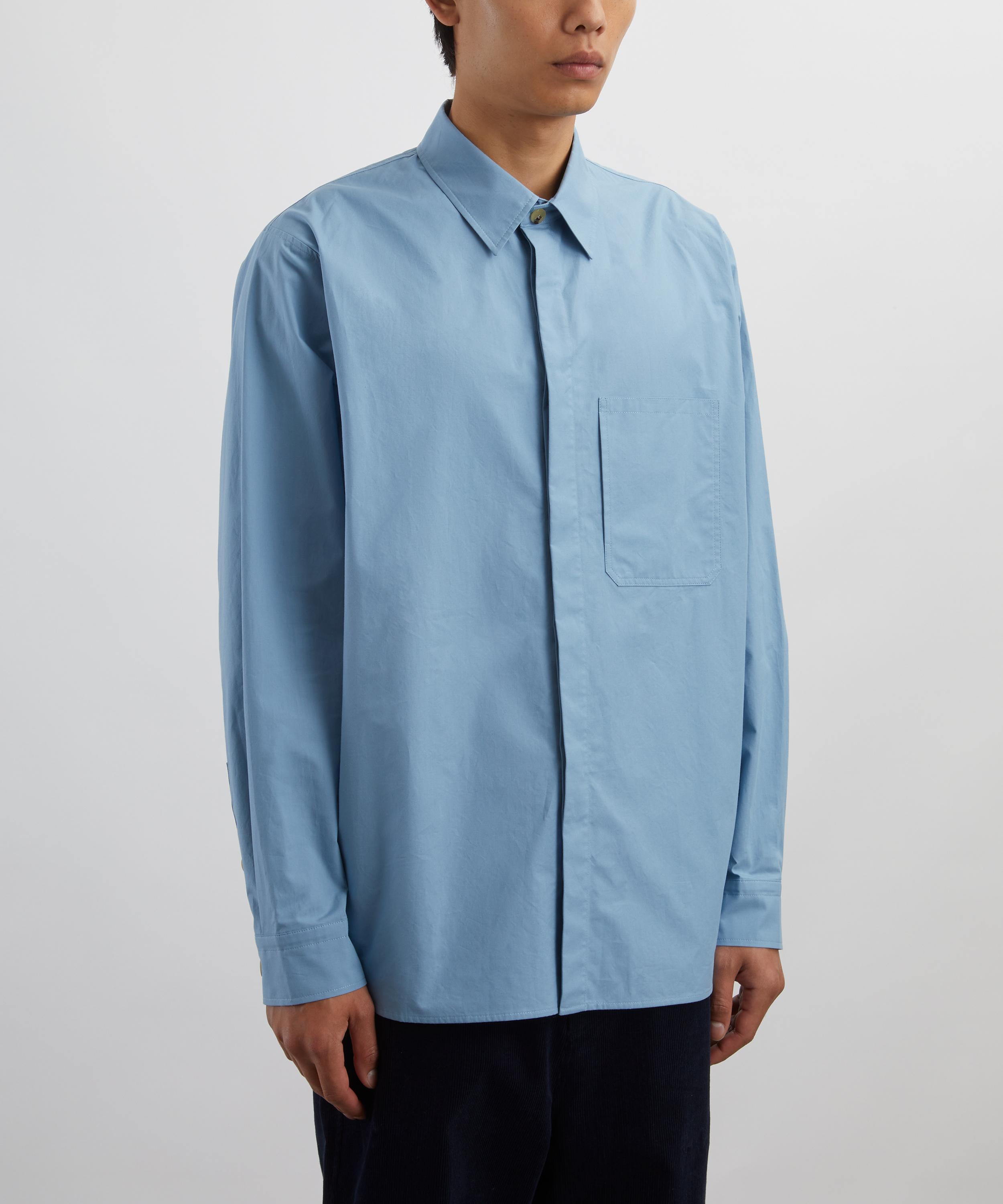 Le17septembre - Blue Raglan Long-Sleeve Shirt image number 2